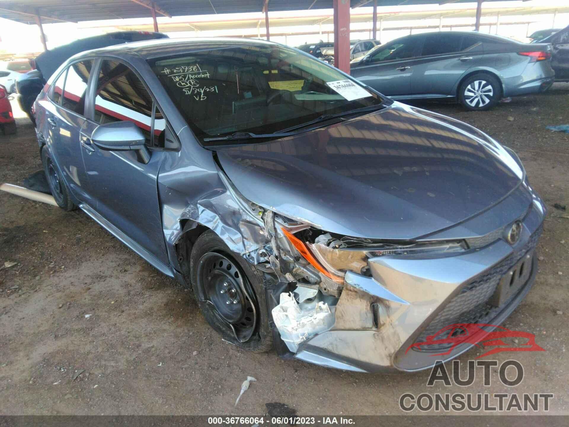 TOYOTA COROLLA 2020 - JTDEPRAE1LJ039159