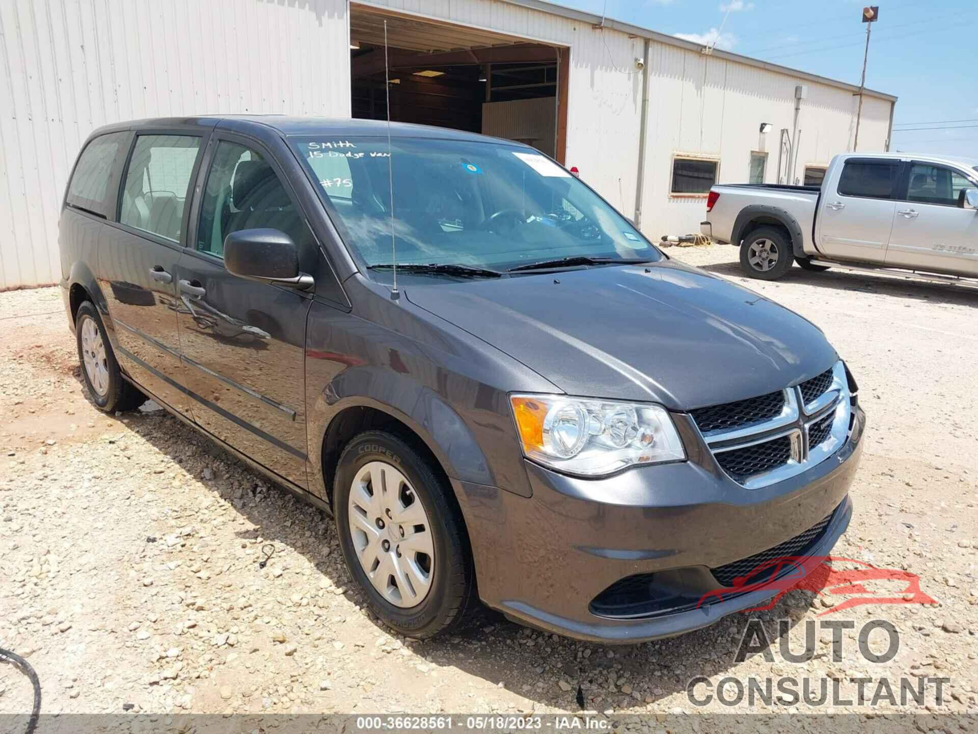 DODGE GRAND CARAVAN 2015 - 2C4RDGBGXFR576675