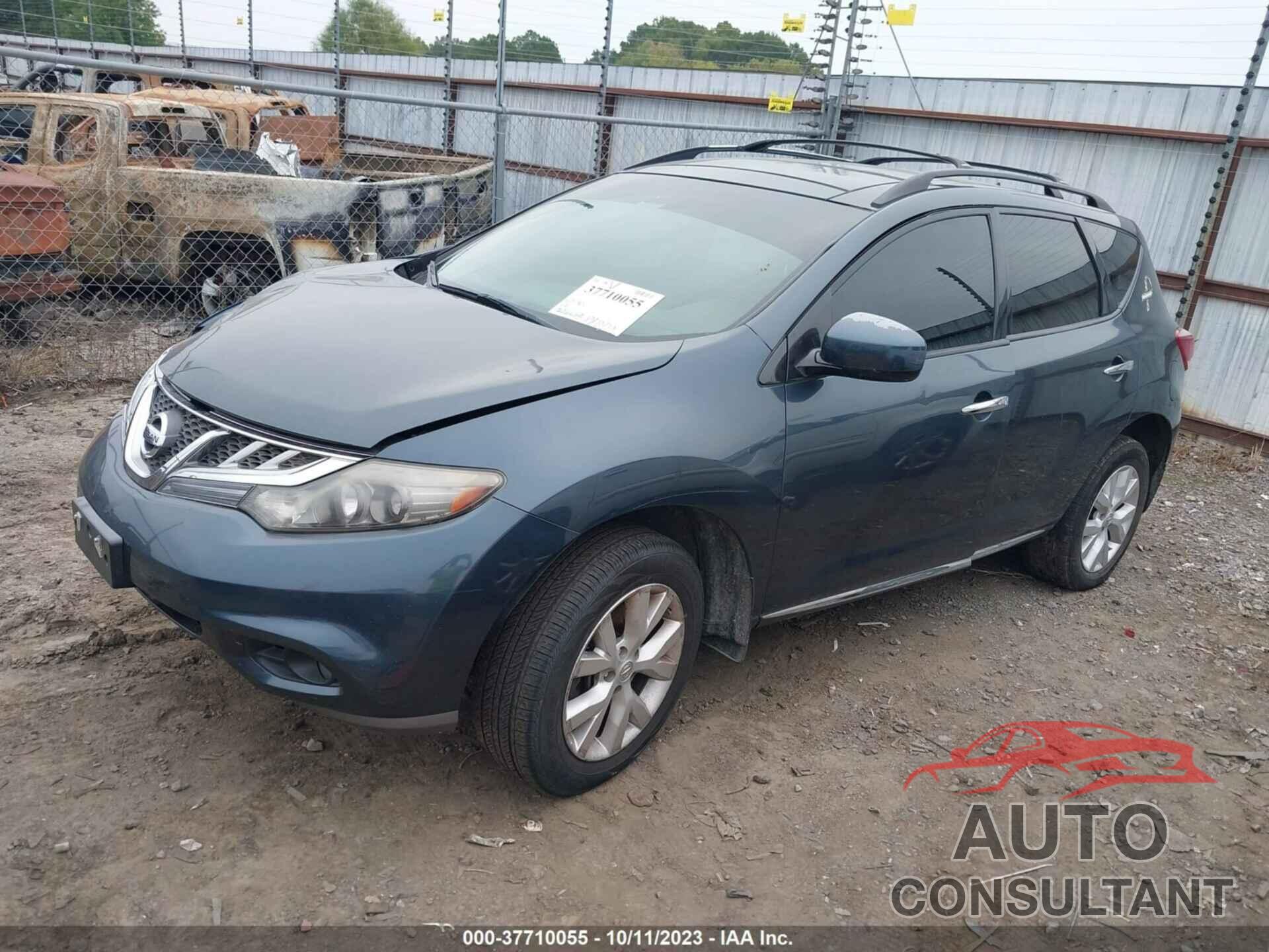 NISSAN MURANO 2013 - JN8AZ1MW2DW318384