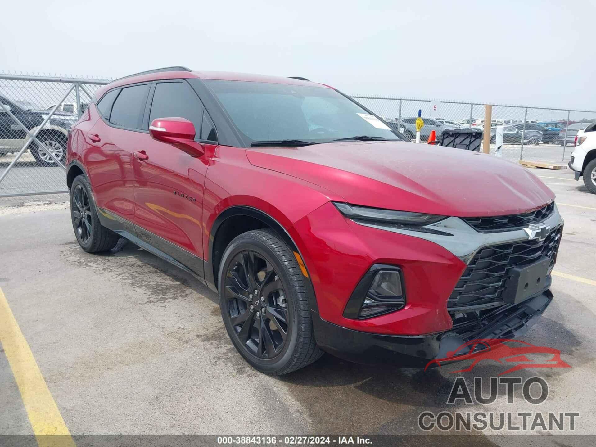 CHEVROLET BLAZER 2022 - 3GNKBERS2NS125206