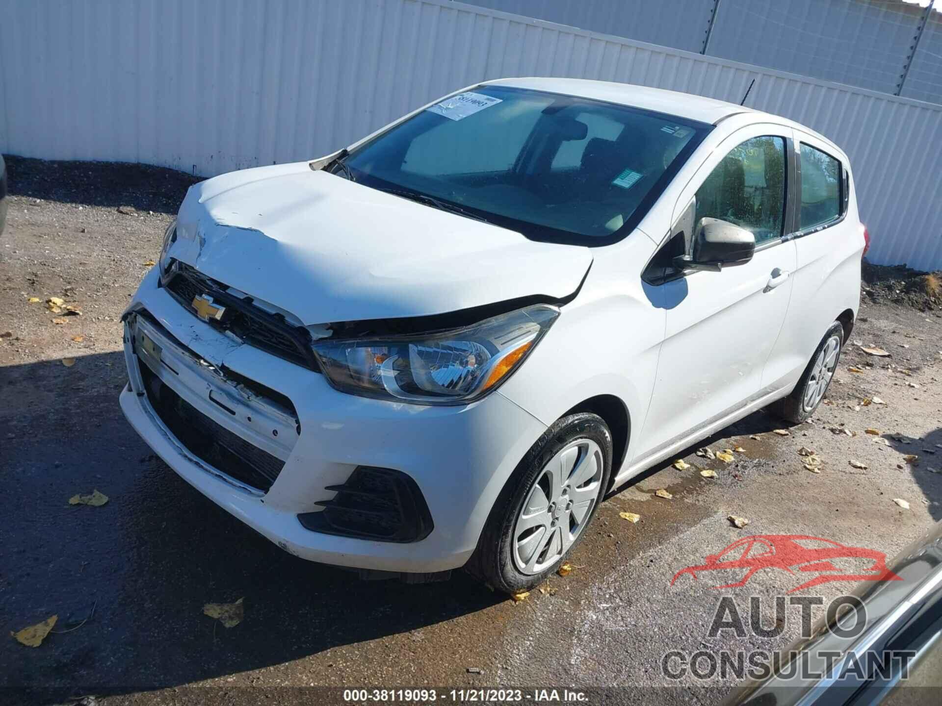 CHEVROLET SPARK 2017 - KL8CA6SA6HC739296