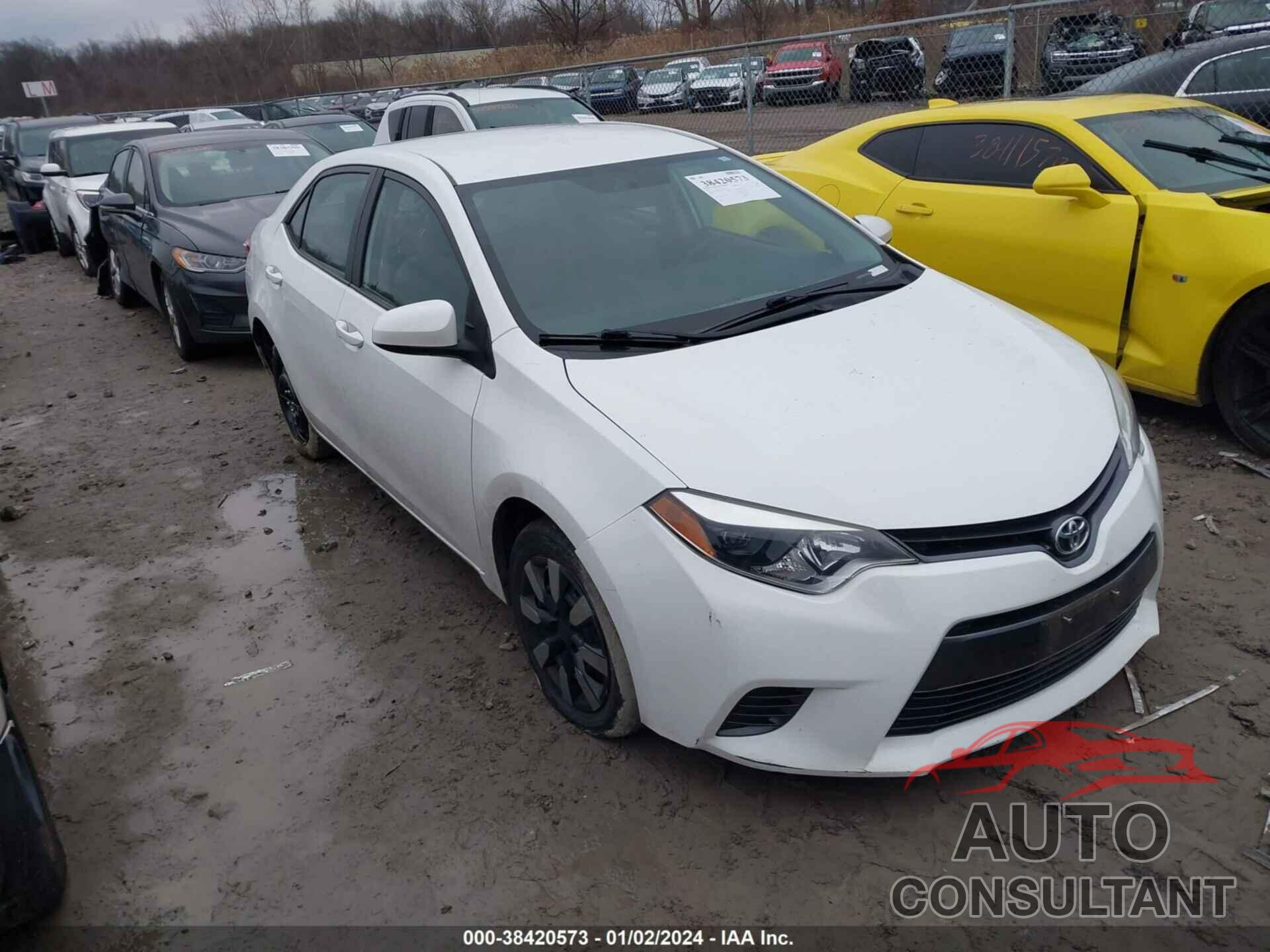 TOYOTA COROLLA 2016 - 5YFBURHE0GP491140