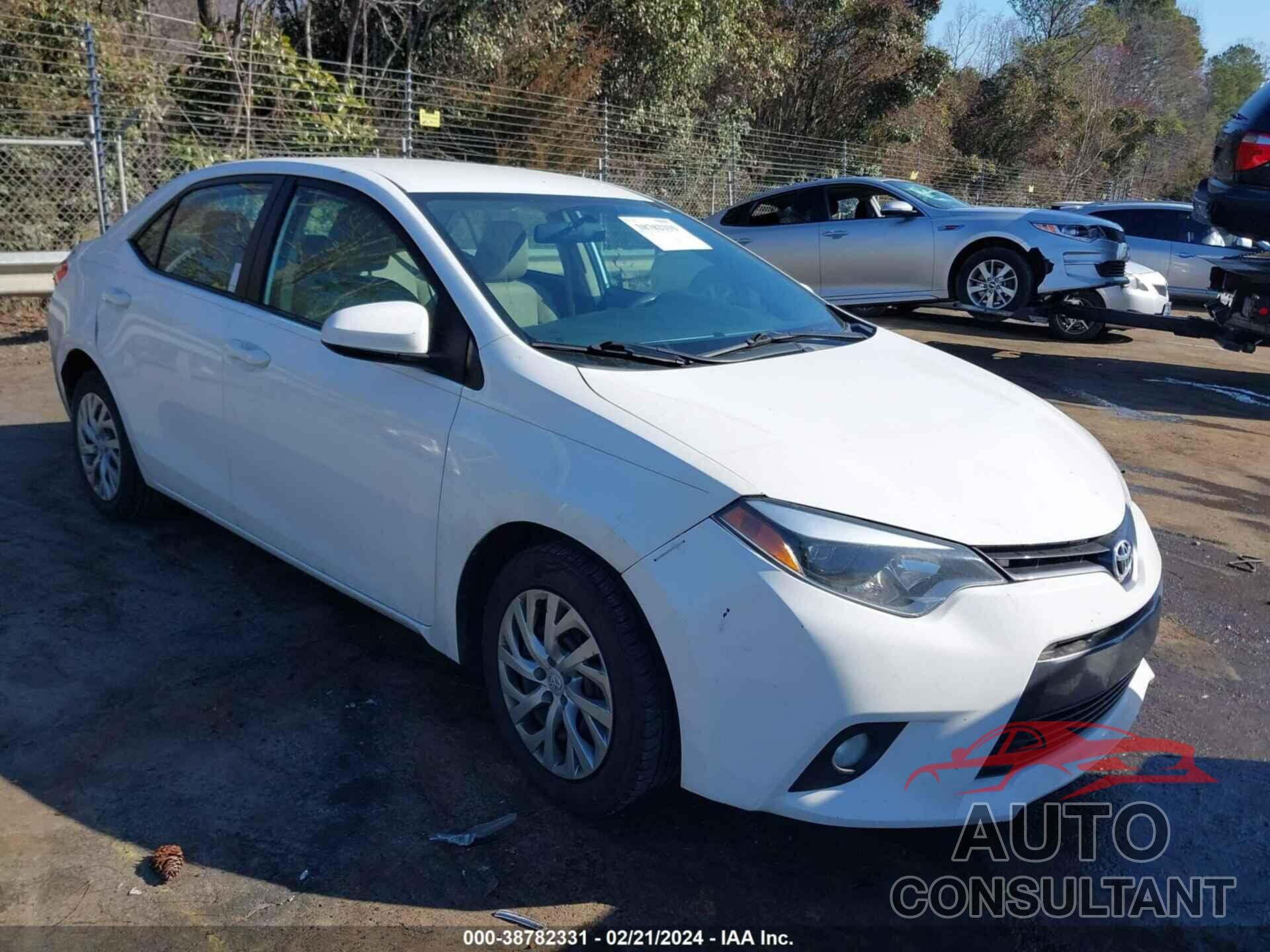 TOYOTA COROLLA 2016 - 2T1BURHE0GC668611
