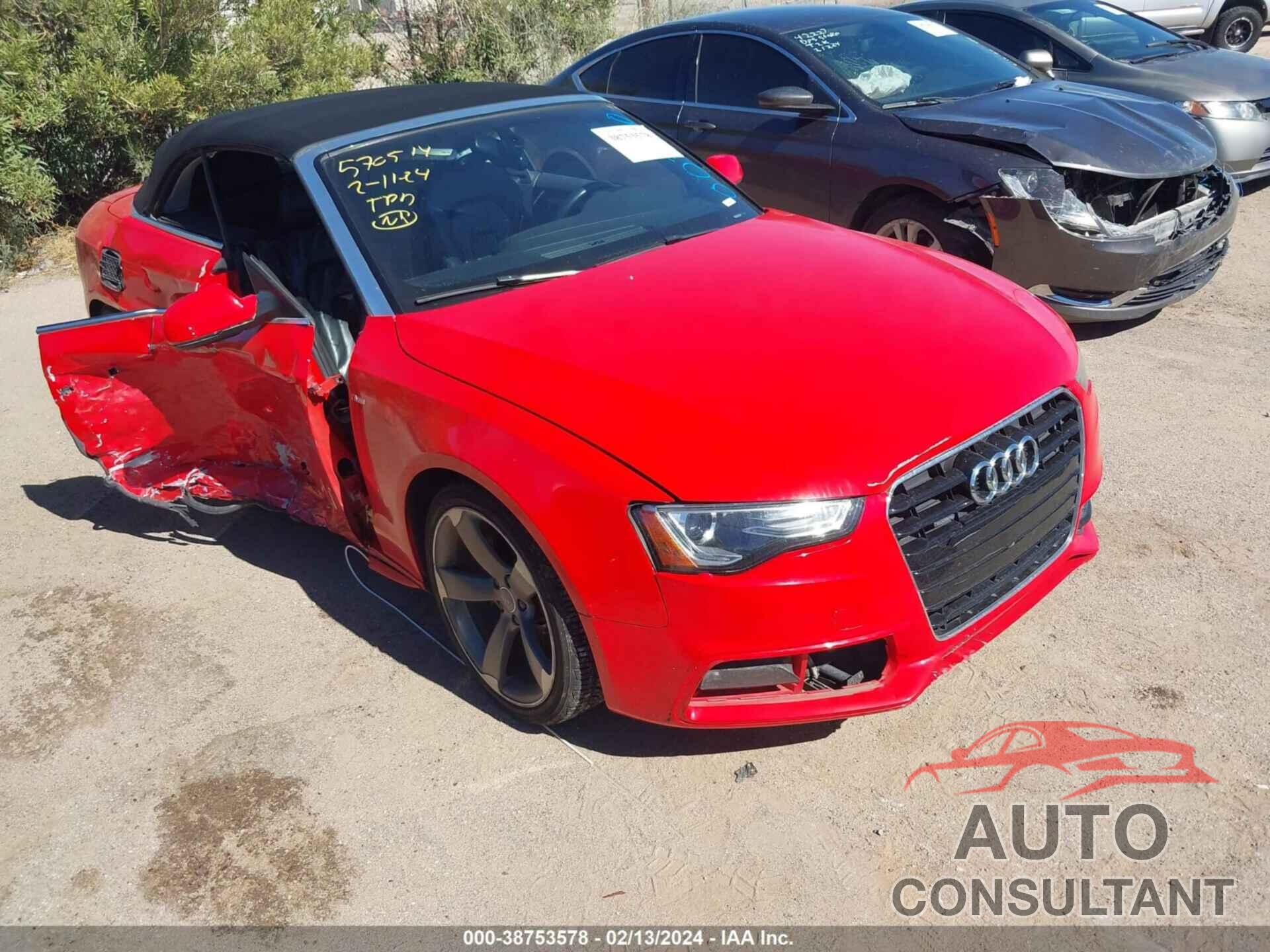 AUDI A5 2016 - WAUM2AFH3GN003340