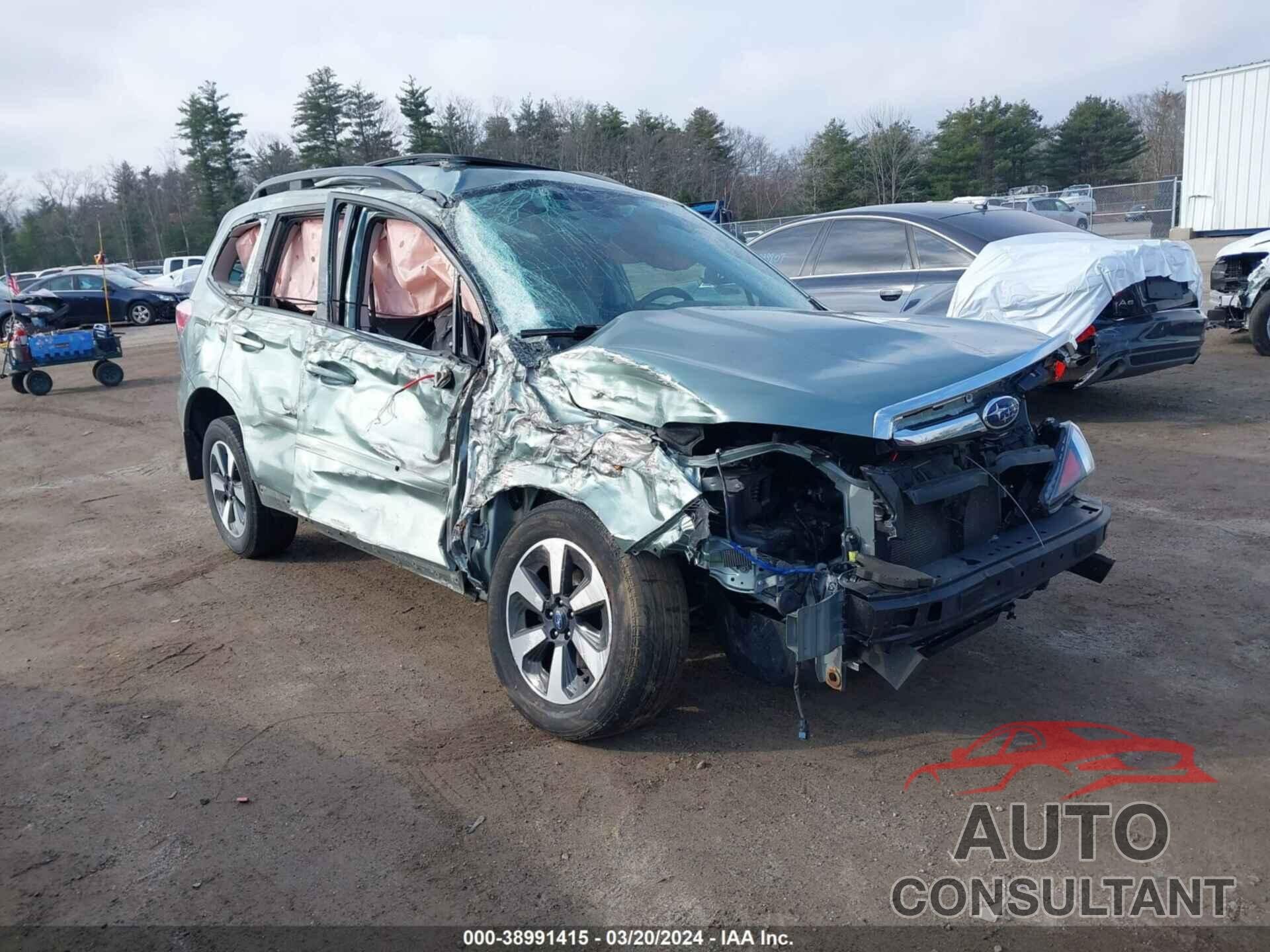 SUBARU FORESTER 2018 - JF2SJAGC7JH583635