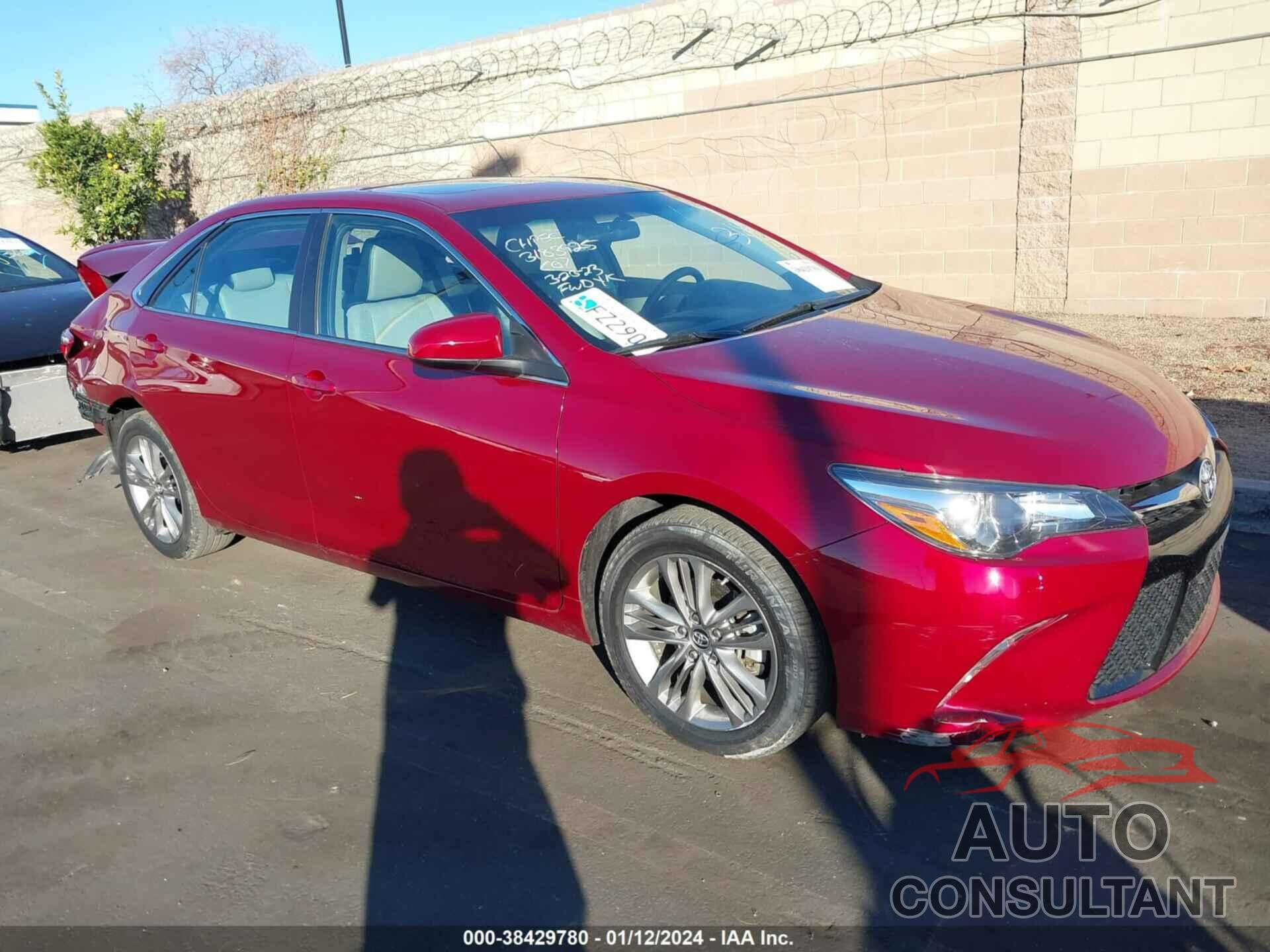 TOYOTA CAMRY 2017 - 4T1BF1FK8HU703657