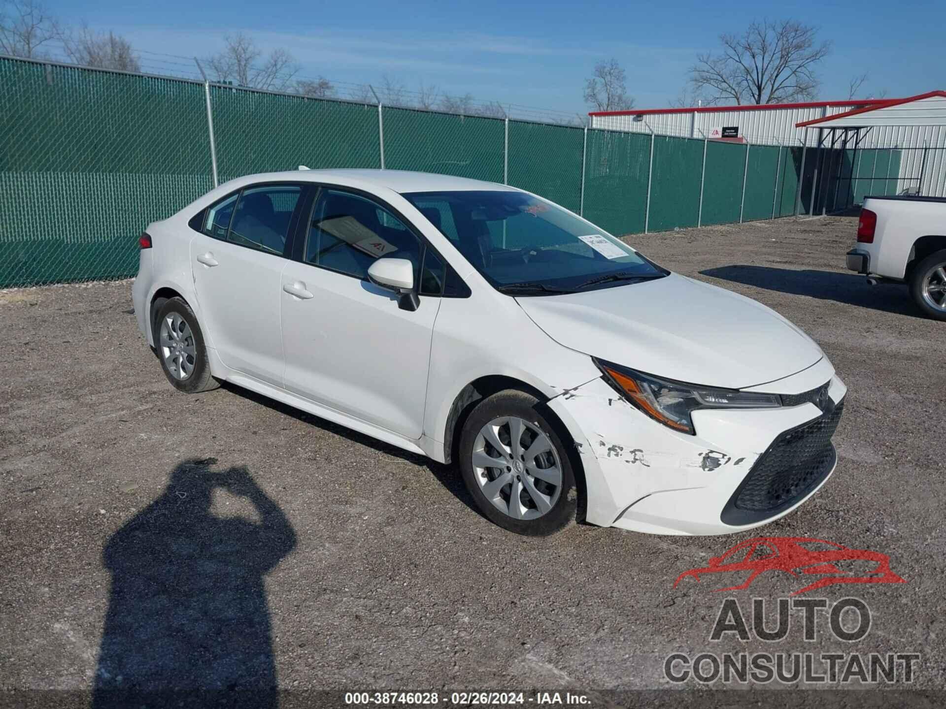 TOYOTA COROLLA 2022 - 5YFEPMAE5NP354435