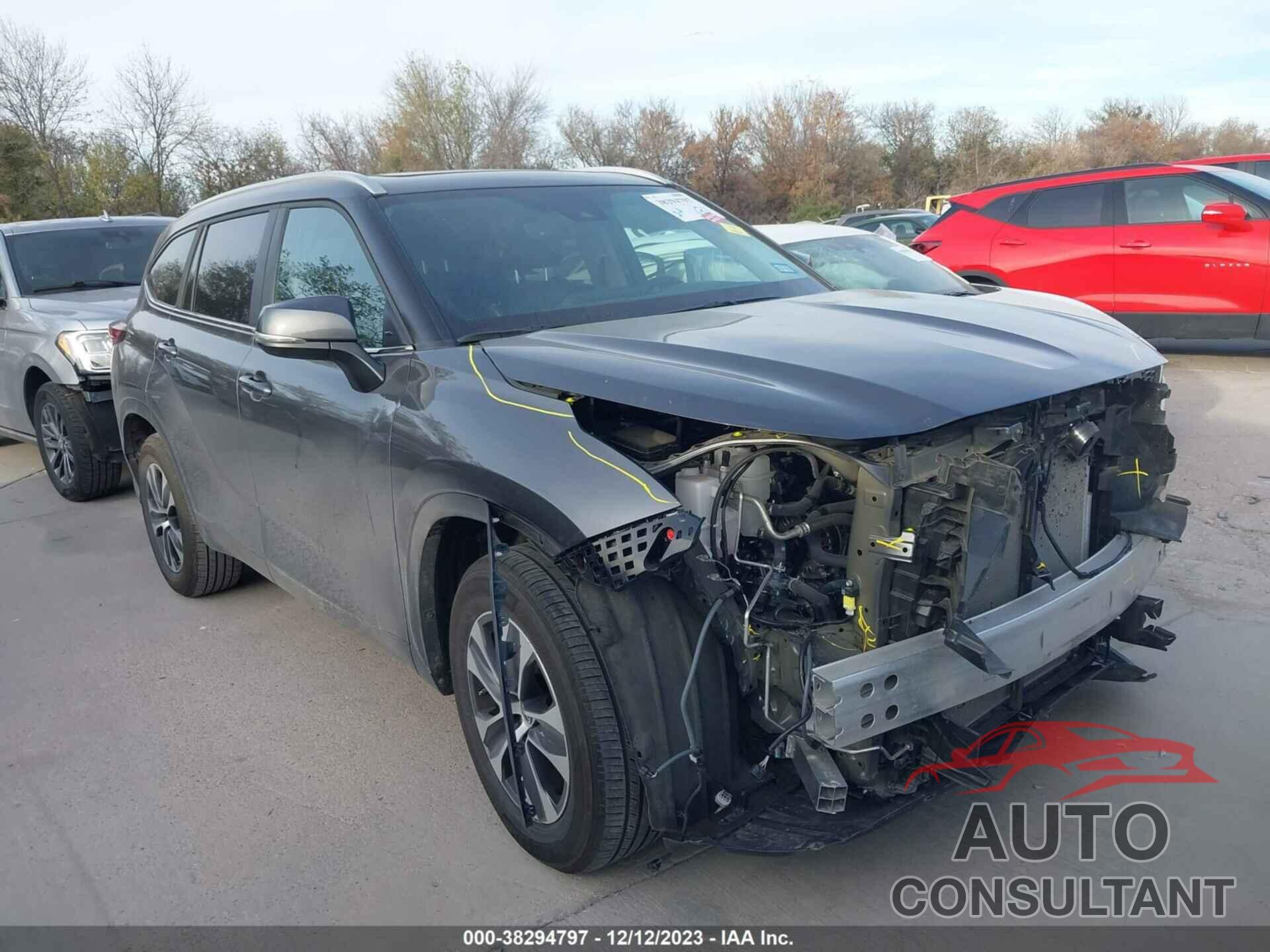 TOYOTA HIGHLANDER 2023 - 5TDKDRAH1PS027074