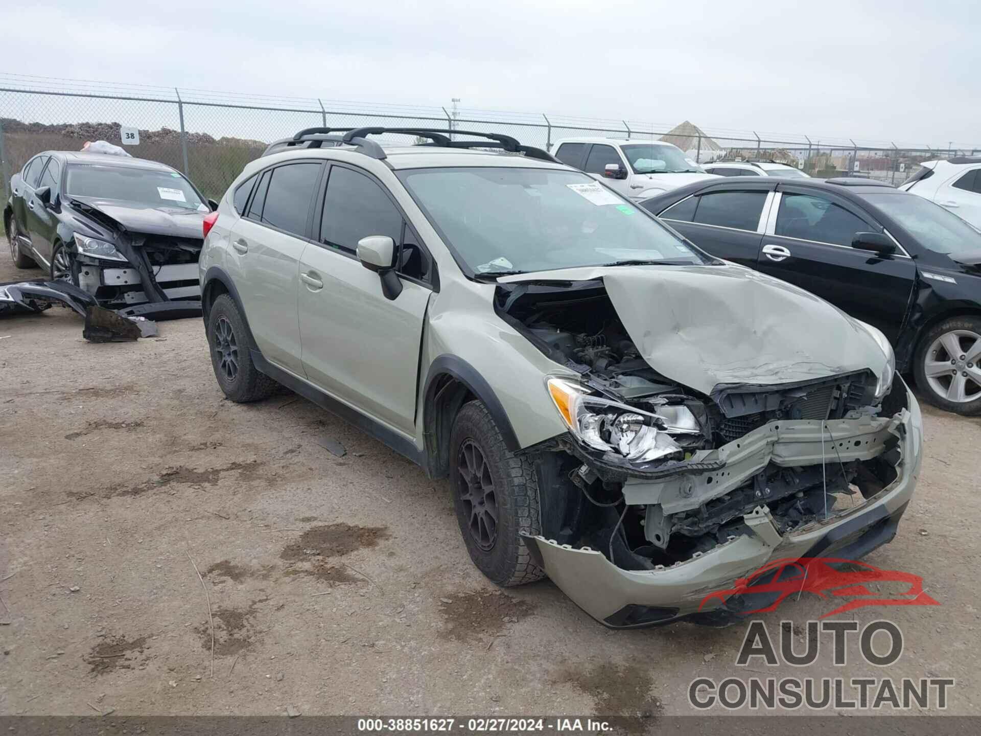 SUBARU CROSSTREK 2016 - JF2GPAKC8GH226601