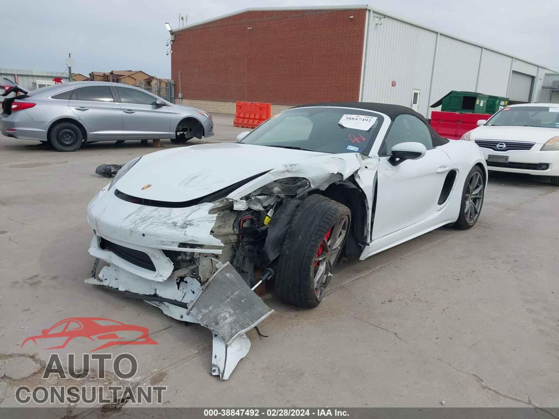 PORSCHE BOXSTER 2019 - WP0CB2A81KS228734