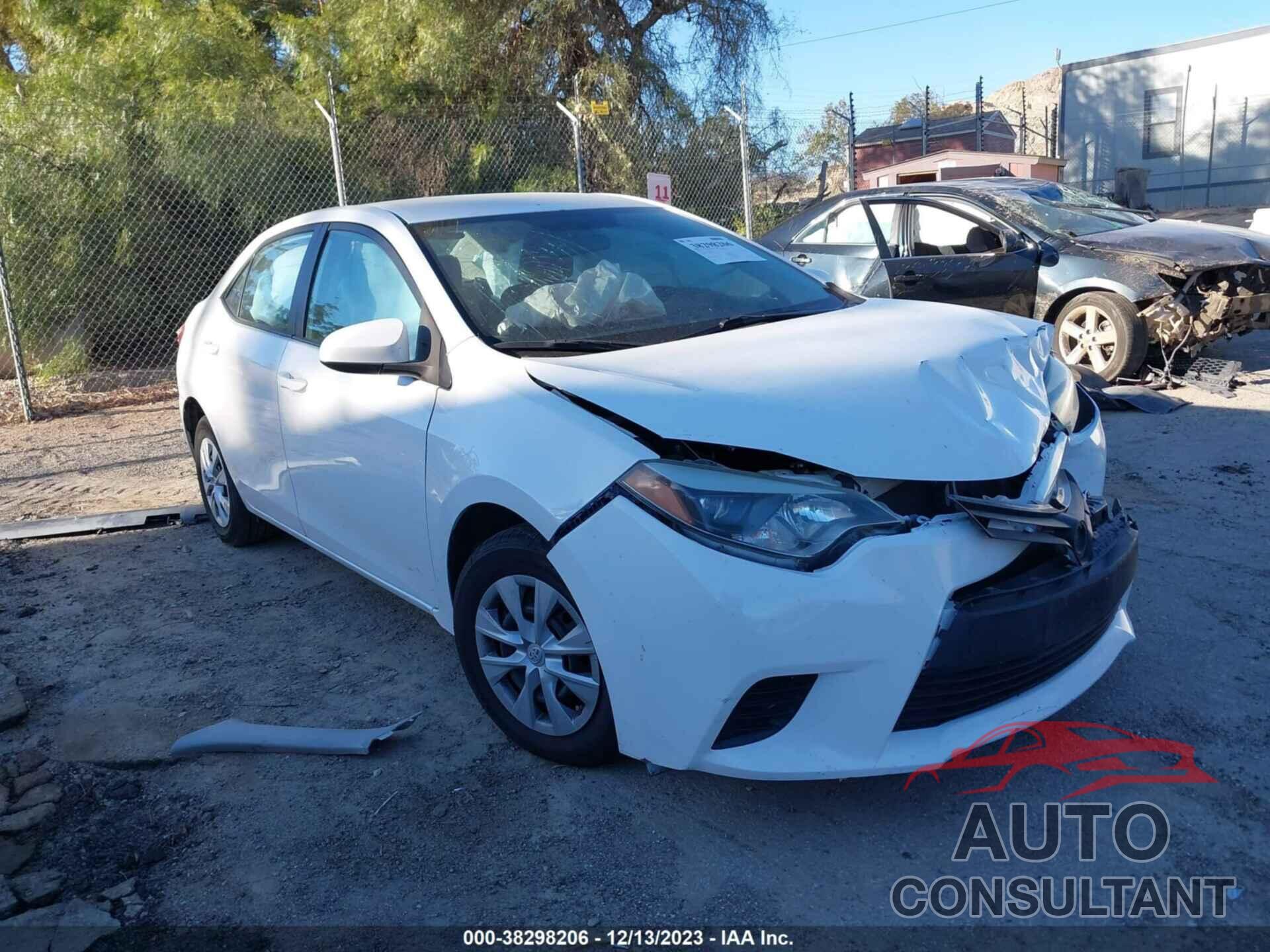 TOYOTA COROLLA 2016 - 5YFBURHE2GP373994