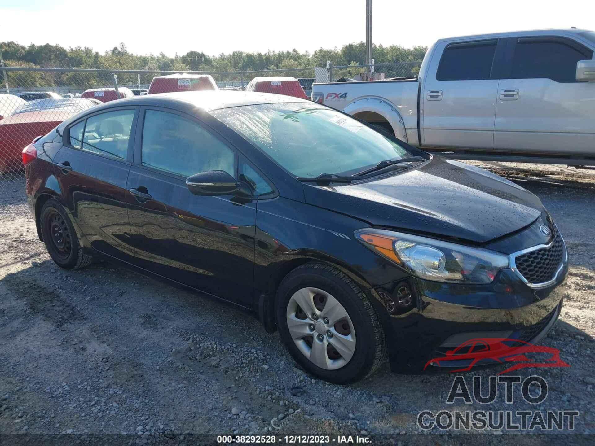 KIA FORTE 2016 - KNAFX4A62G5517150