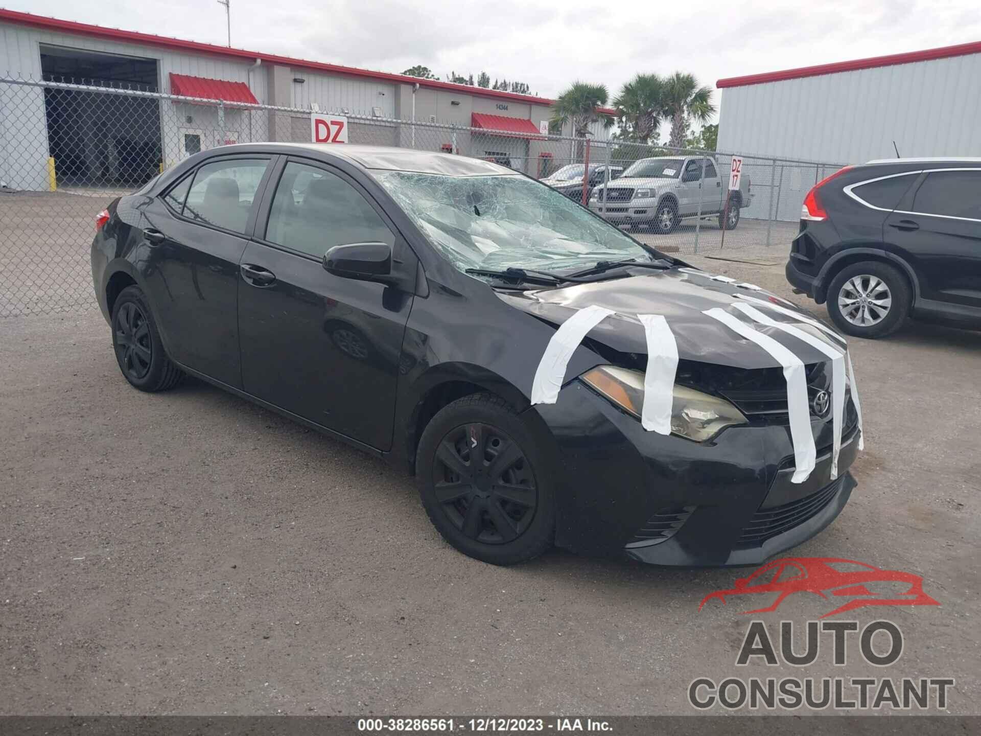 TOYOTA COROLLA 2016 - 2T1BURHE2GC491009