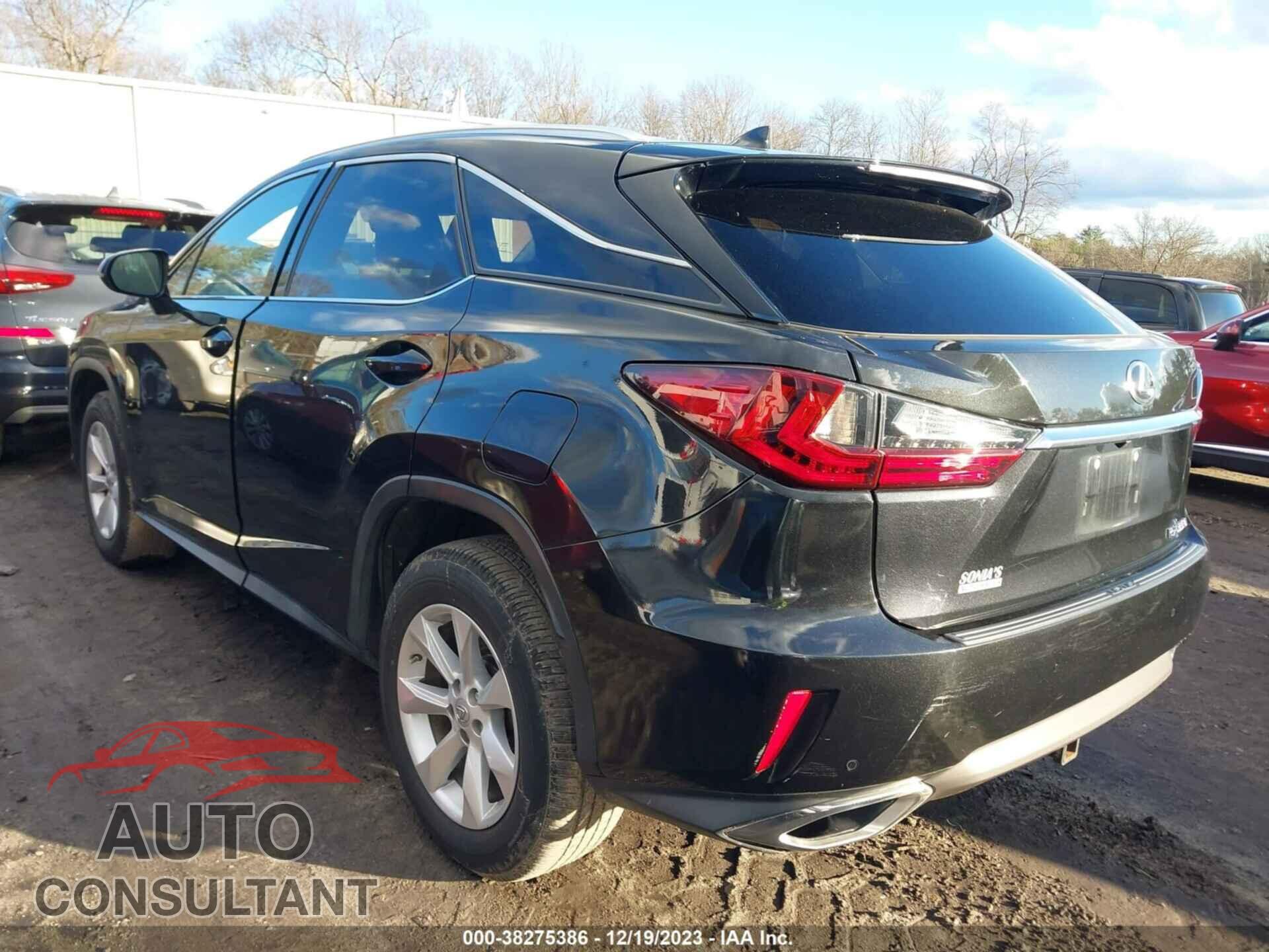 LEXUS RX 2017 - 2T2BZMCA1HC101393