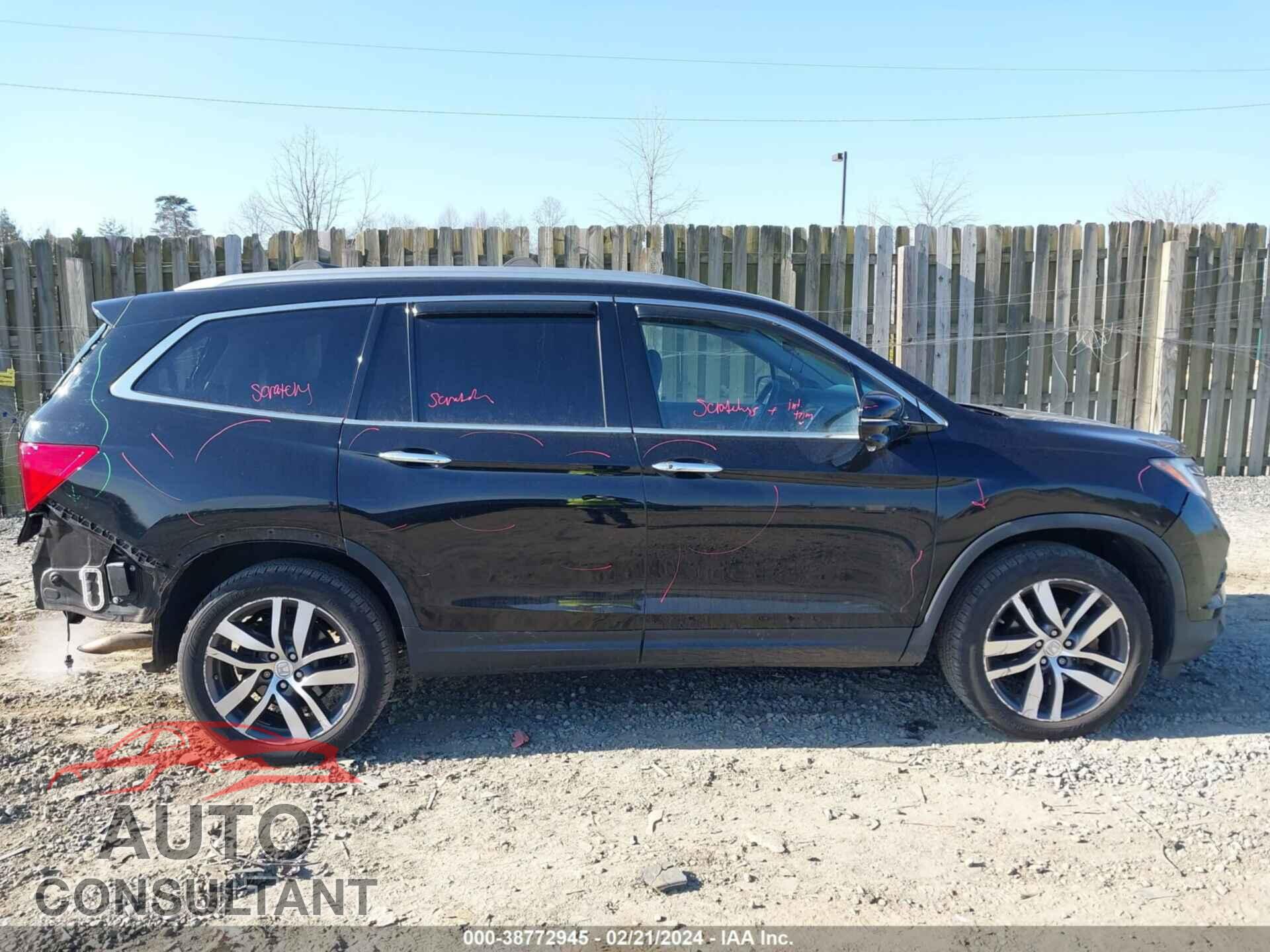 HONDA PILOT 2017 - 5FNYF6H97HB073967
