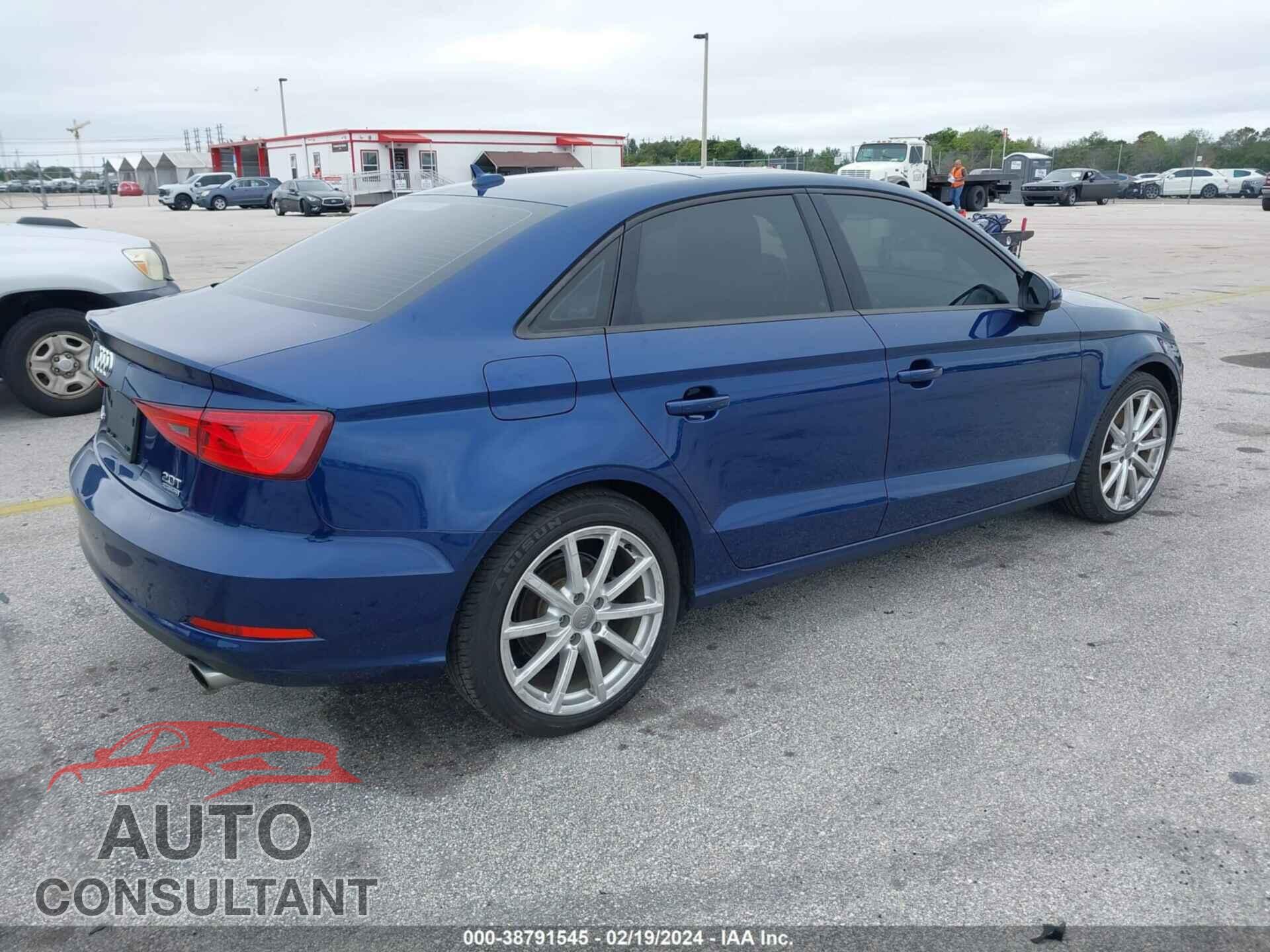 AUDI A3 2016 - WAUB8GFF2G1067237