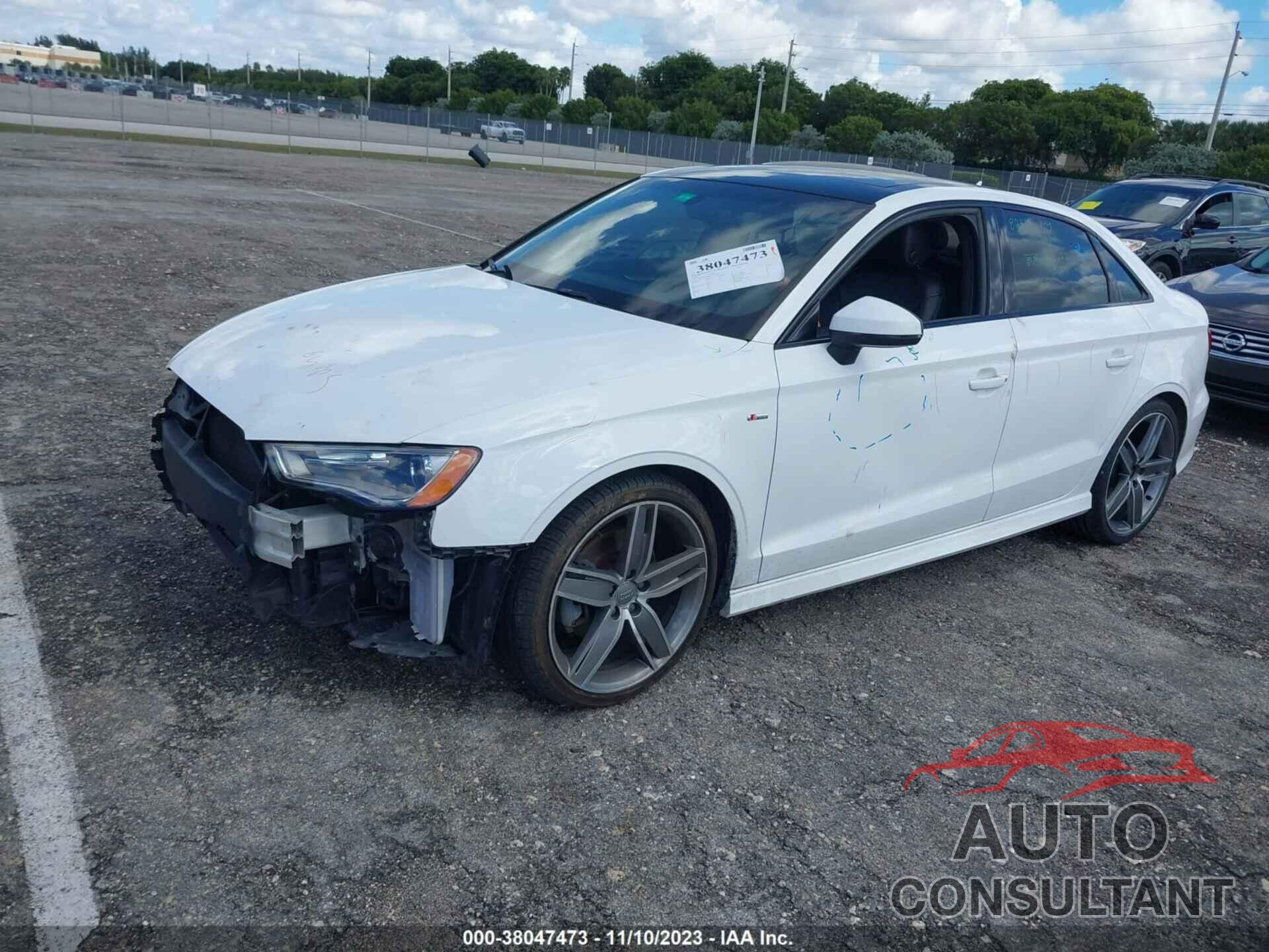 AUDI A3 2016 - WAUA7GFF6G1071435