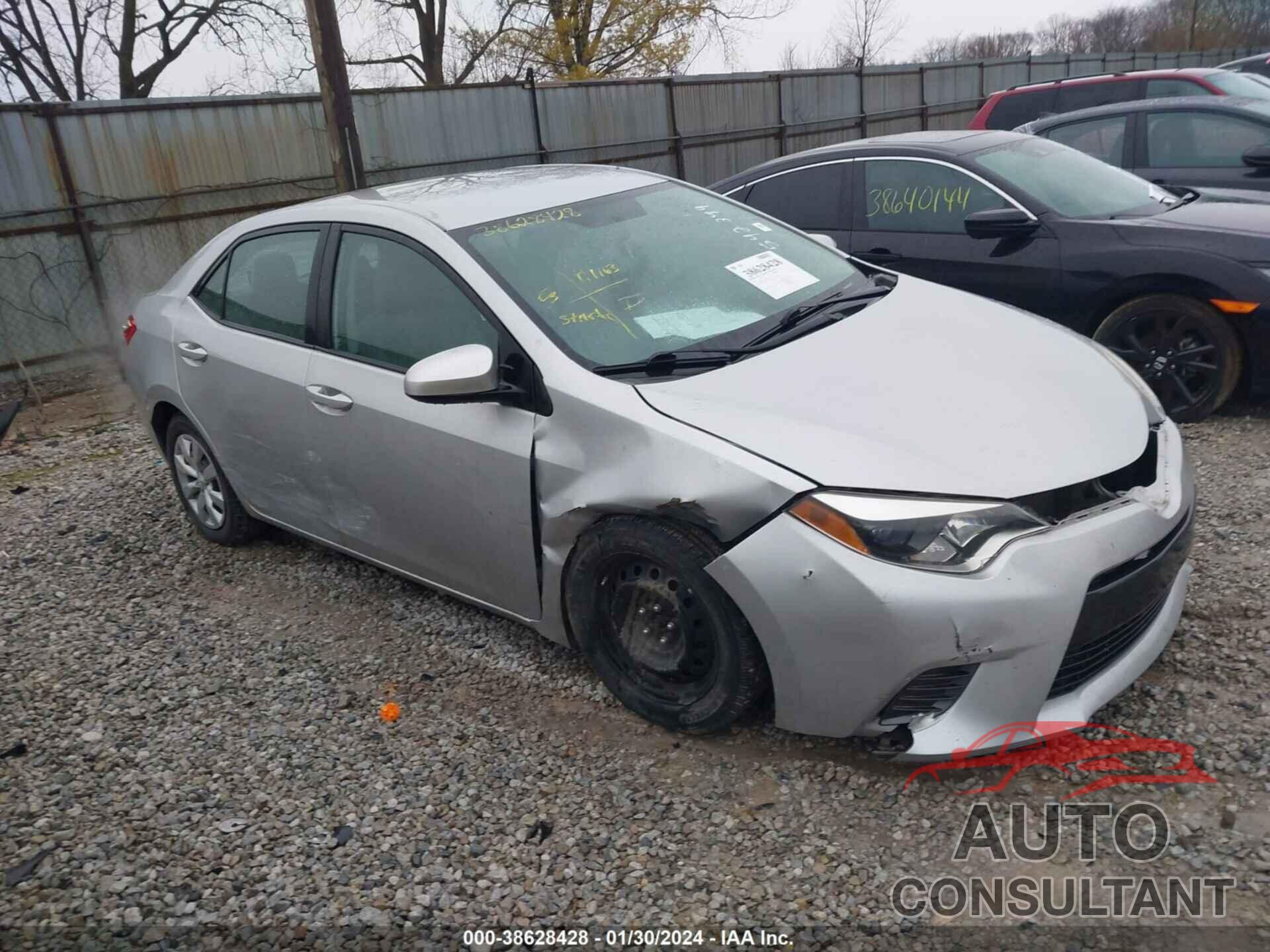 TOYOTA COROLLA 2016 - 5YFBURHE8GP542349