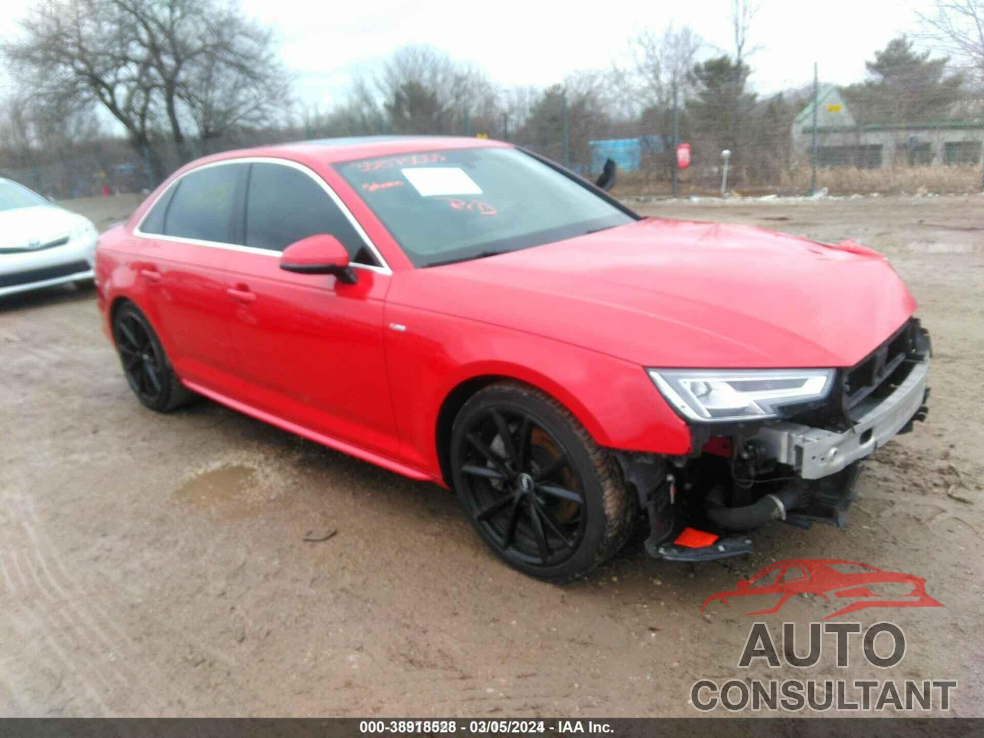 AUDI A4 2017 - WAUENAF43HN015546