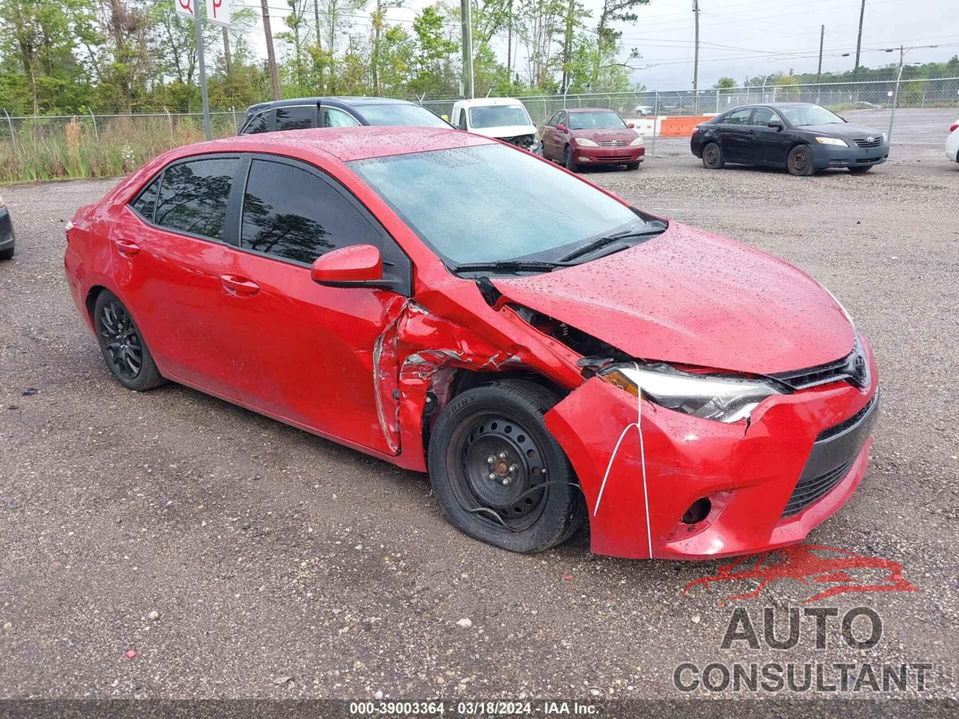 TOYOTA COROLLA 2016 - 2T1BURHE0GC689944