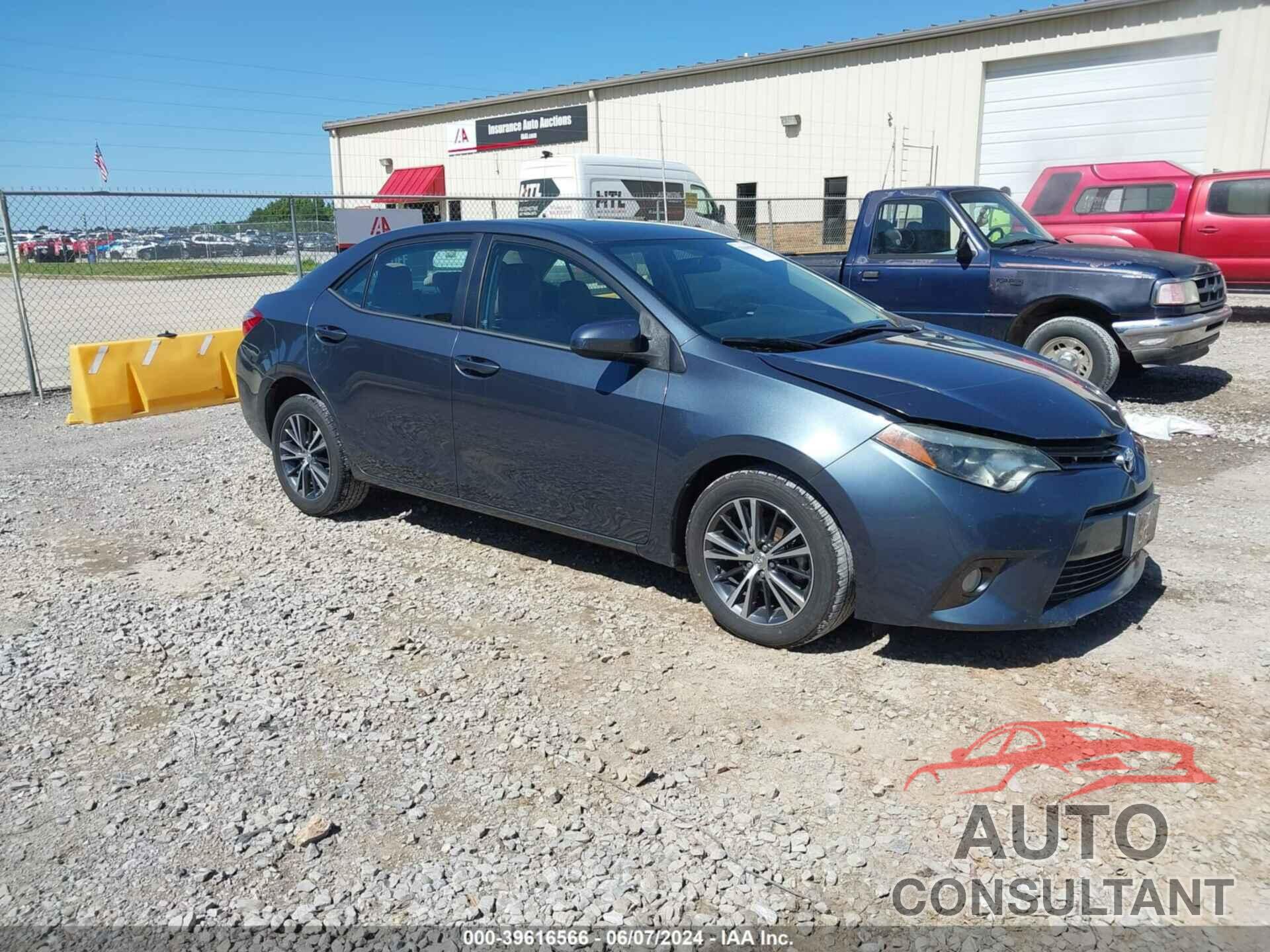 TOYOTA COROLLA 2016 - 2T1BURHEXGC698036
