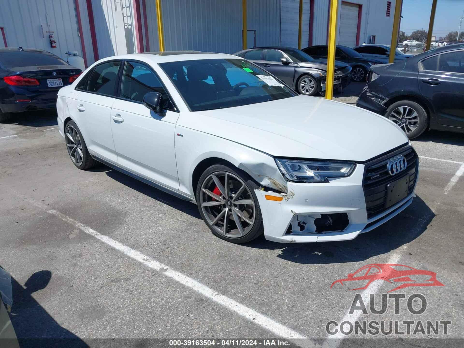 AUDI A4 2018 - WAUENAF41JA139473