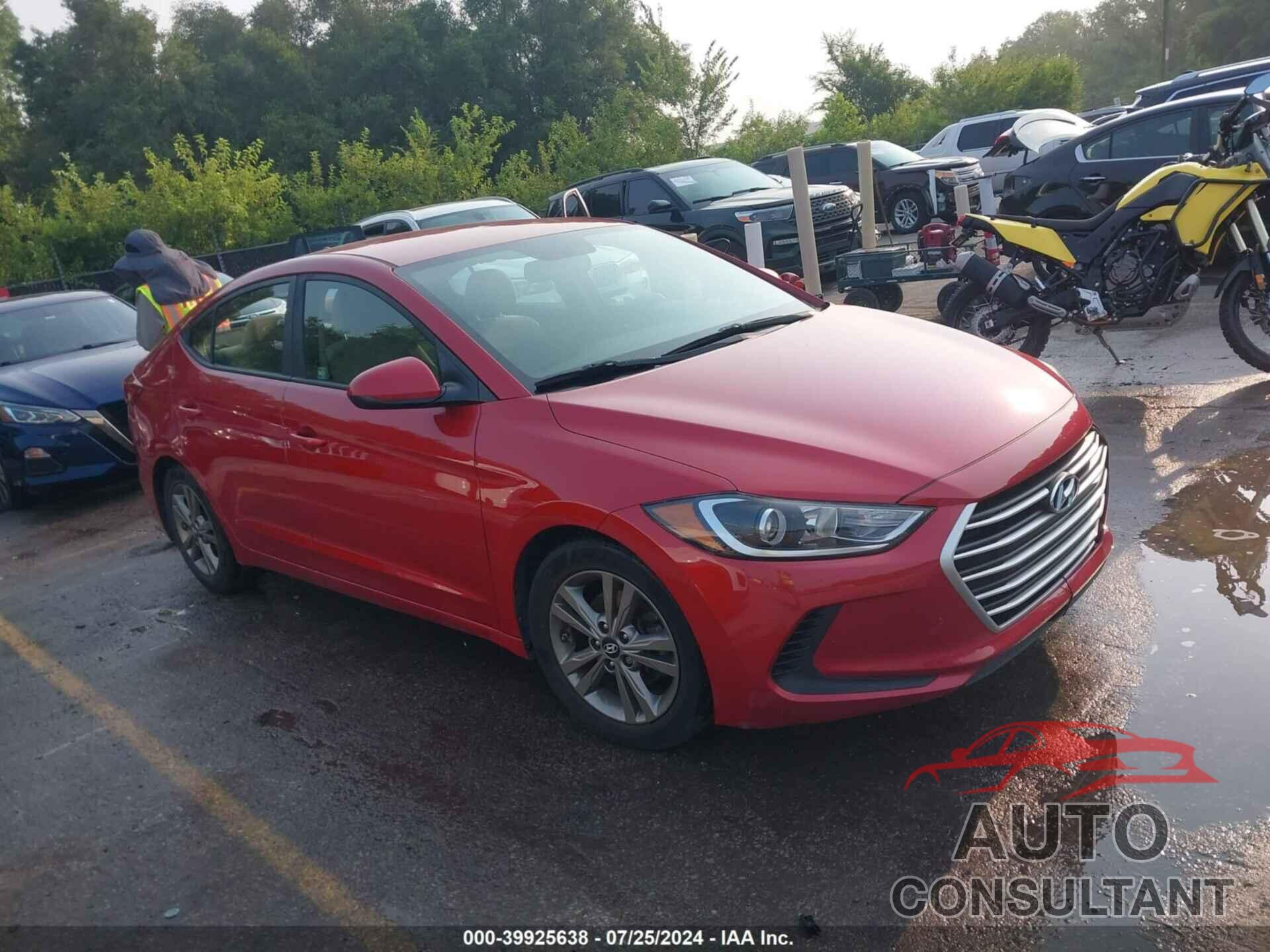 HYUNDAI ELANTRA 2018 - 5NPD84LF2JH380769