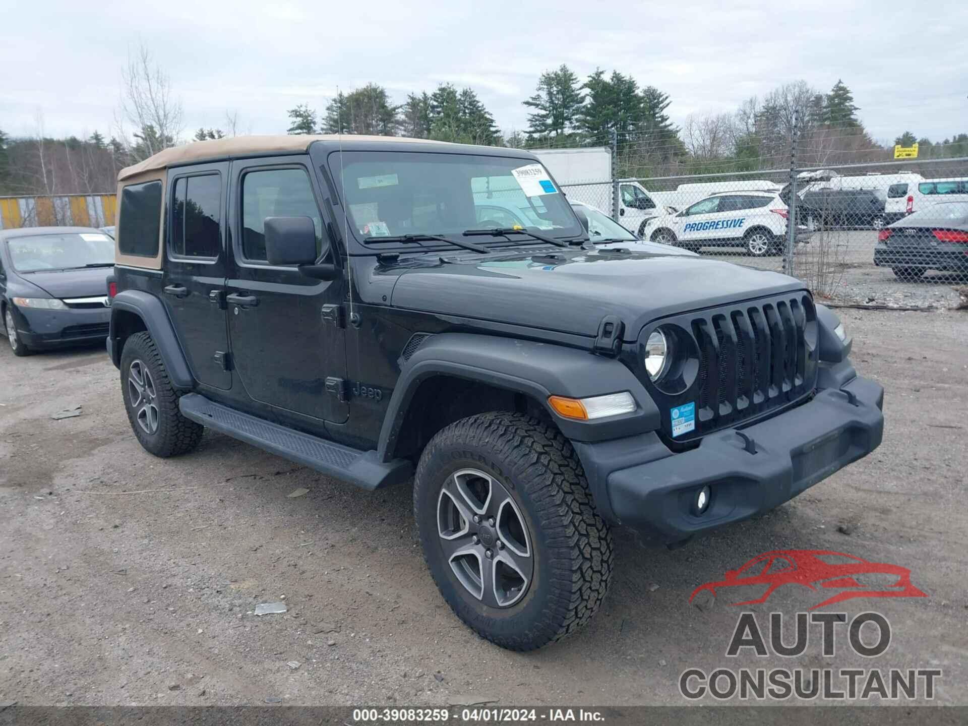 JEEP WRANGLER UNLIMITED 2020 - 1C4HJXDN1LW146620