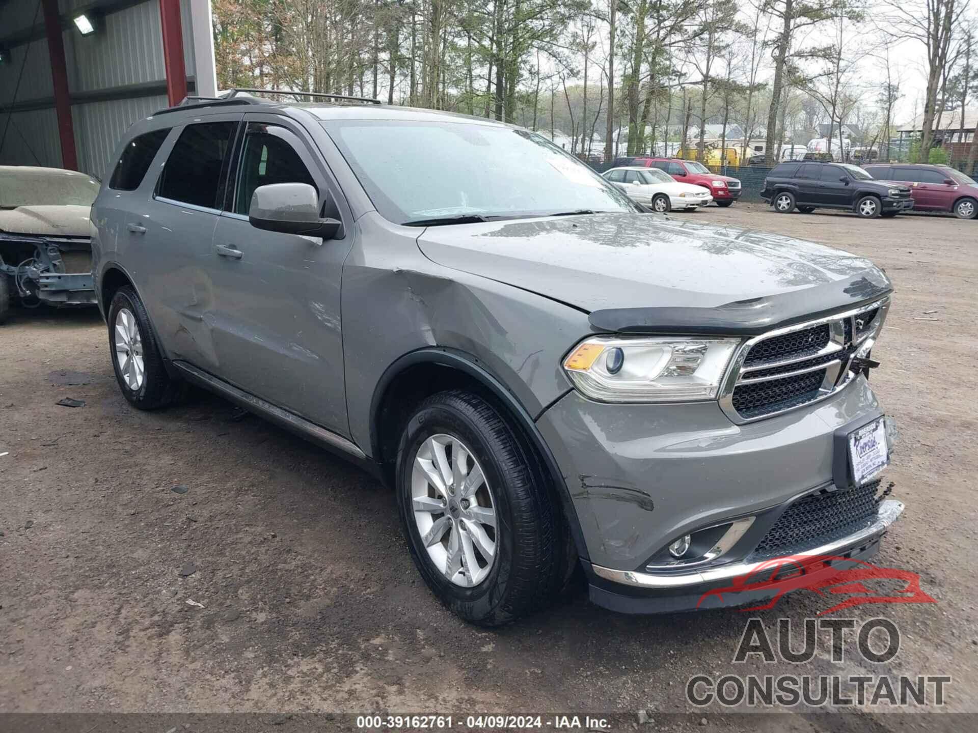 DODGE DURANGO 2019 - 1C4RDJAGXKC791541