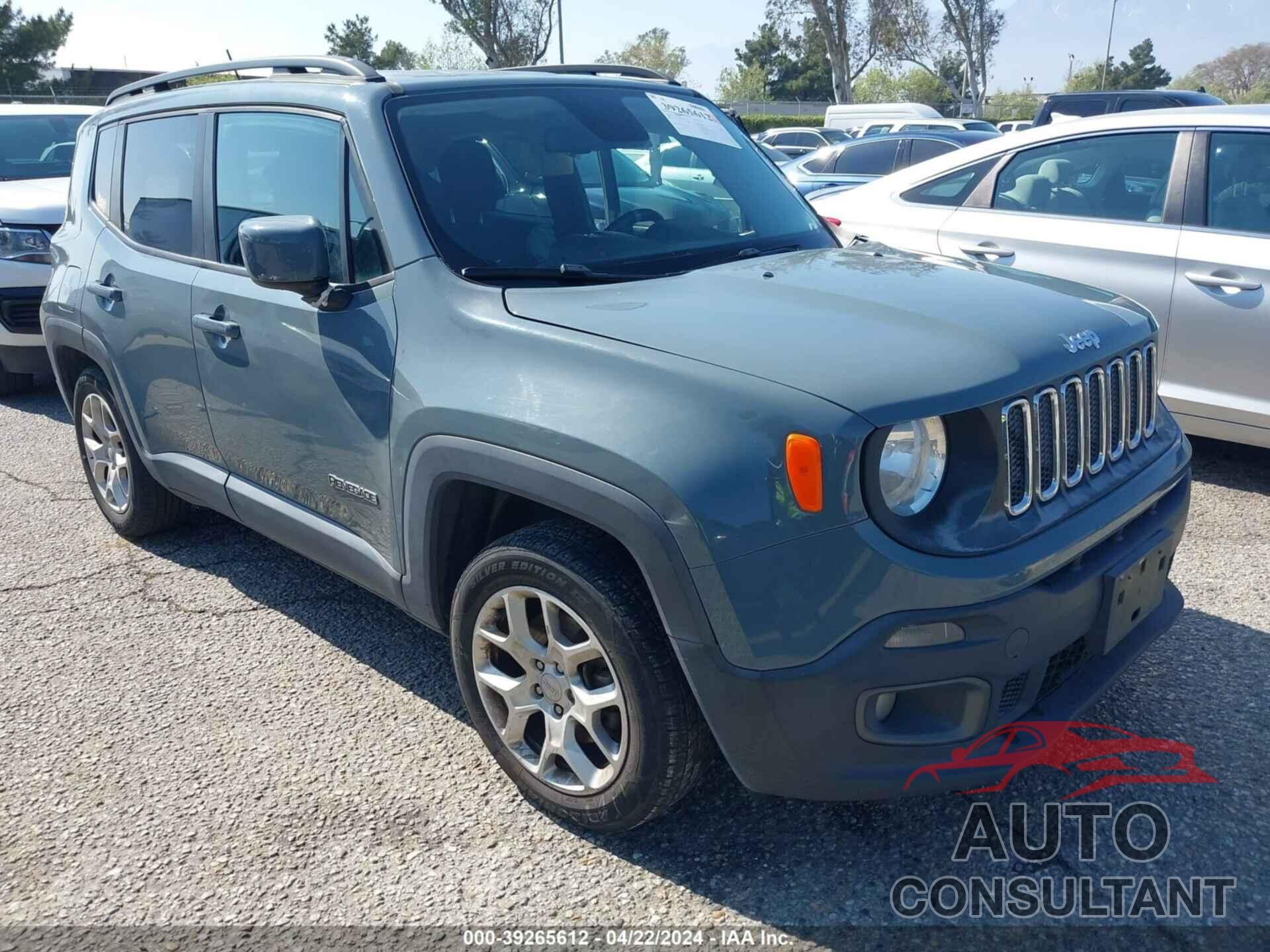 JEEP RENEGADE 2017 - ZACCJABB8HPE62889