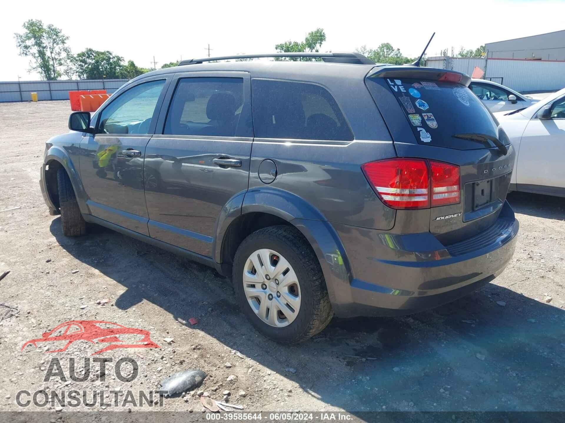 DODGE JOURNEY 2017 - 3C4PDCAB4HT520253