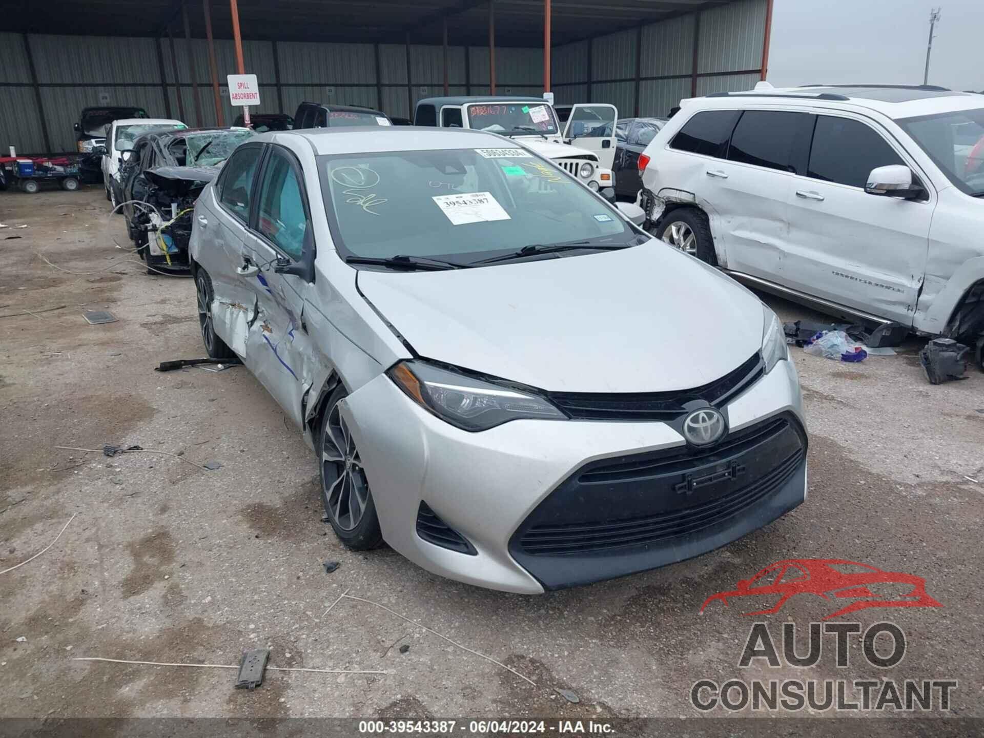 TOYOTA COROLLA 2018 - 5YFBURHE5JP846486