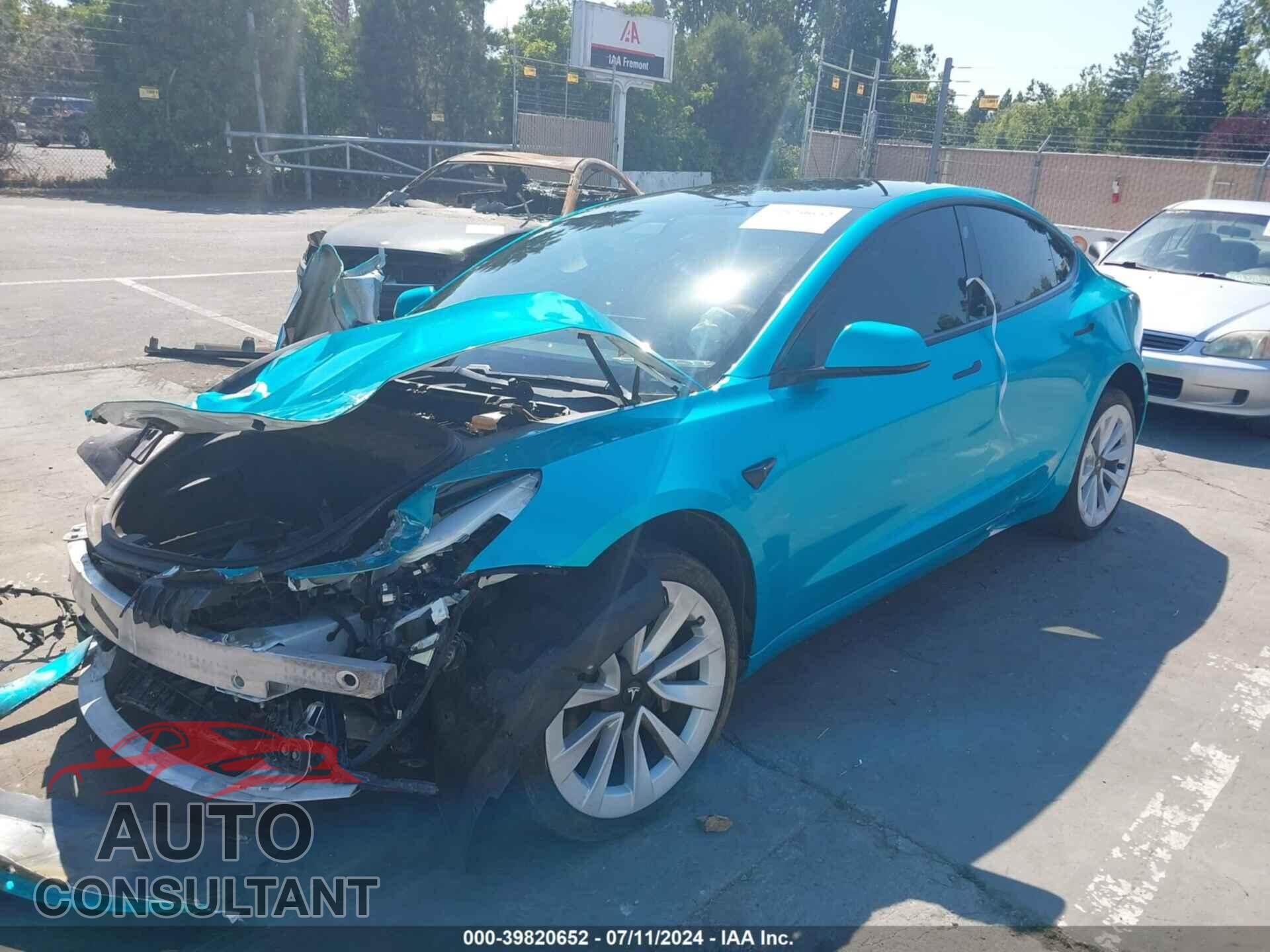 TESLA MODEL 3 2021 - 5YJ3E1EB3MF078181