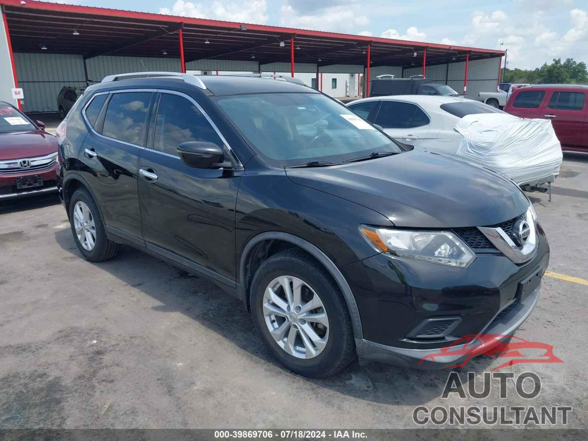 NISSAN ROGUE 2016 - KNMAT2MTXGP726283