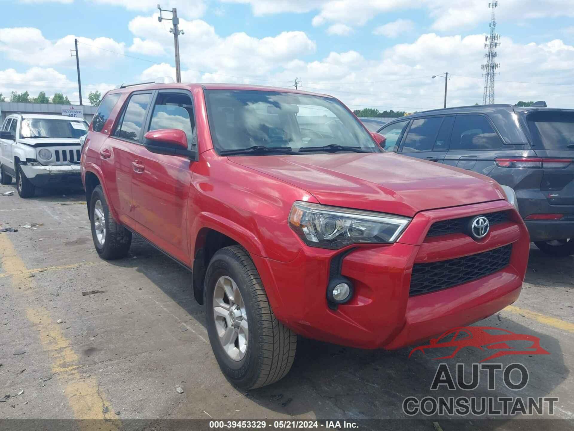 TOYOTA 4RUNNER 2016 - JTEZU5JRXG5141561