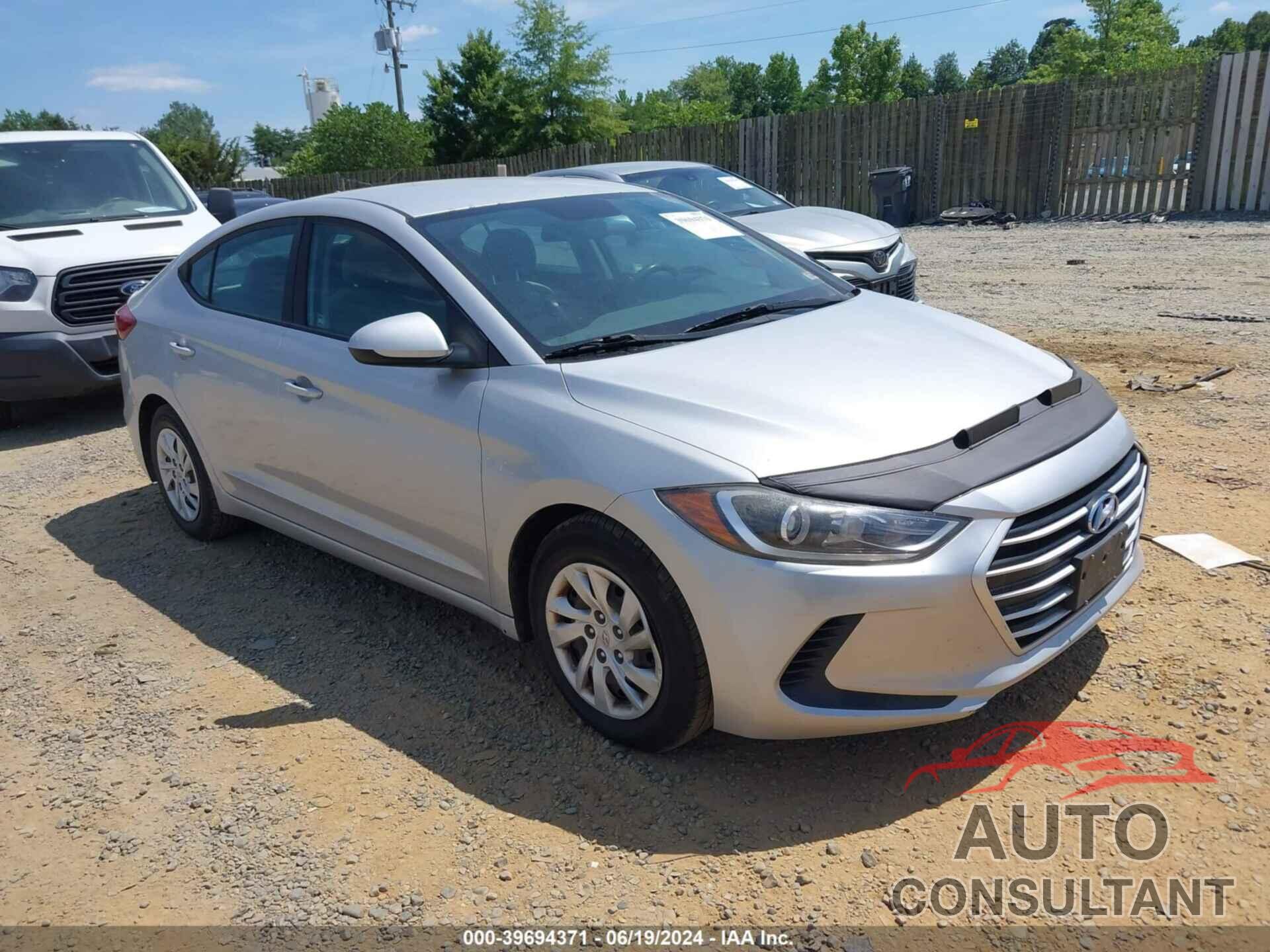 HYUNDAI ELANTRA 2017 - 5NPD74LF8HH070302