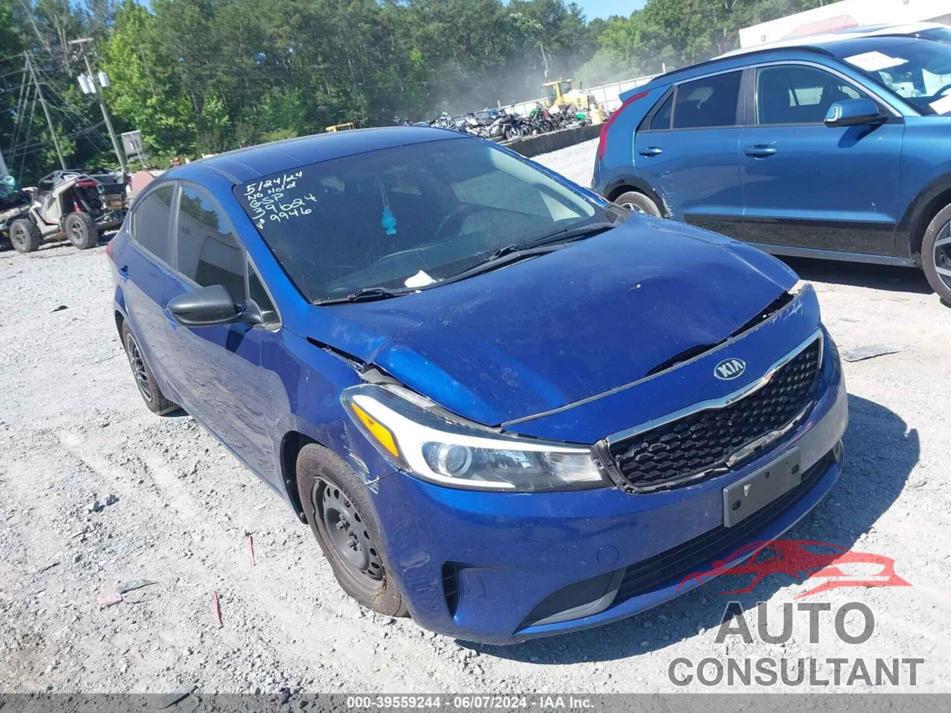 KIA FORTE 2017 - 3KPFL4A78HE139946