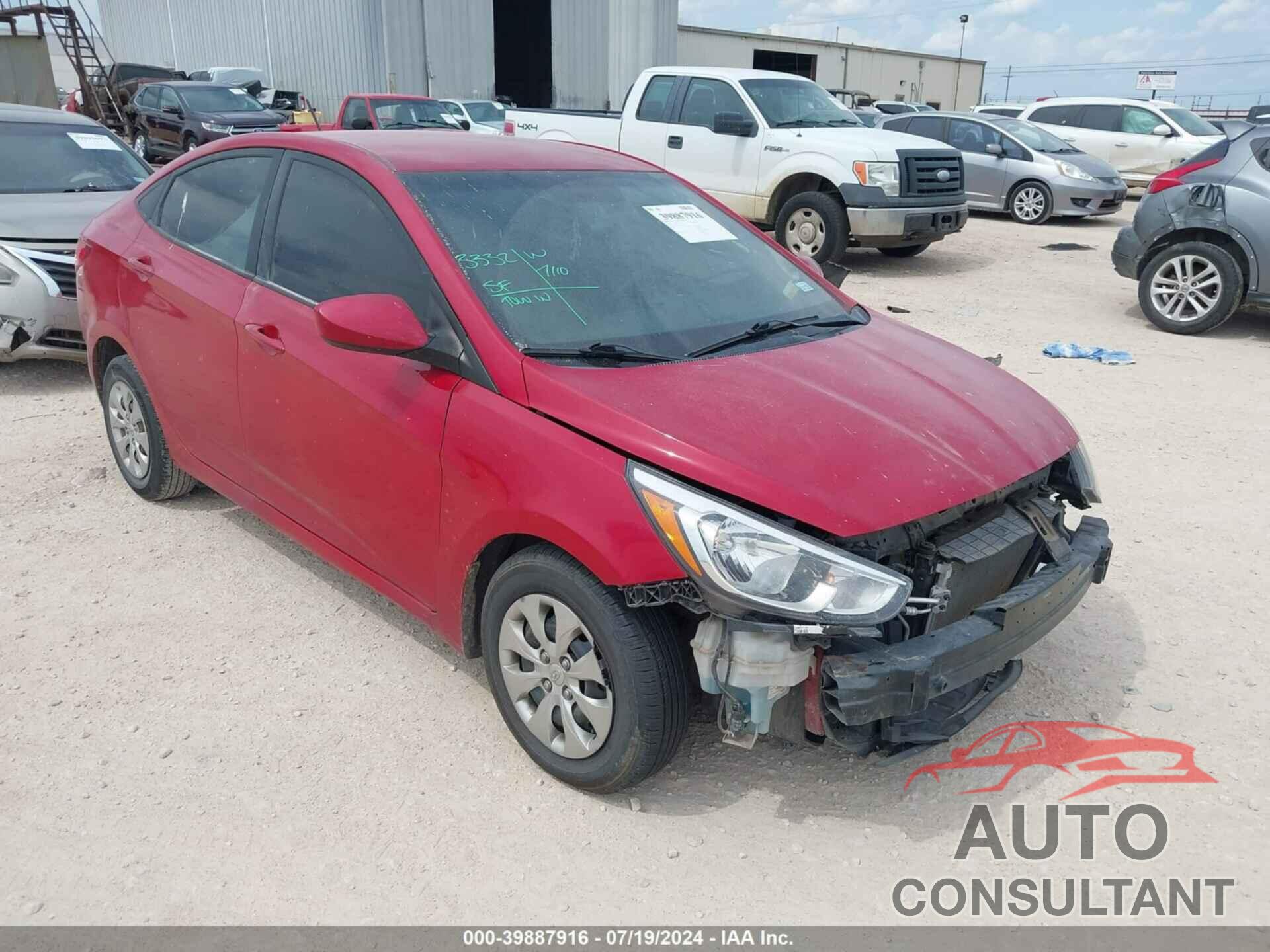 HYUNDAI ACCENT 2016 - KMHCT4AE4GU013838