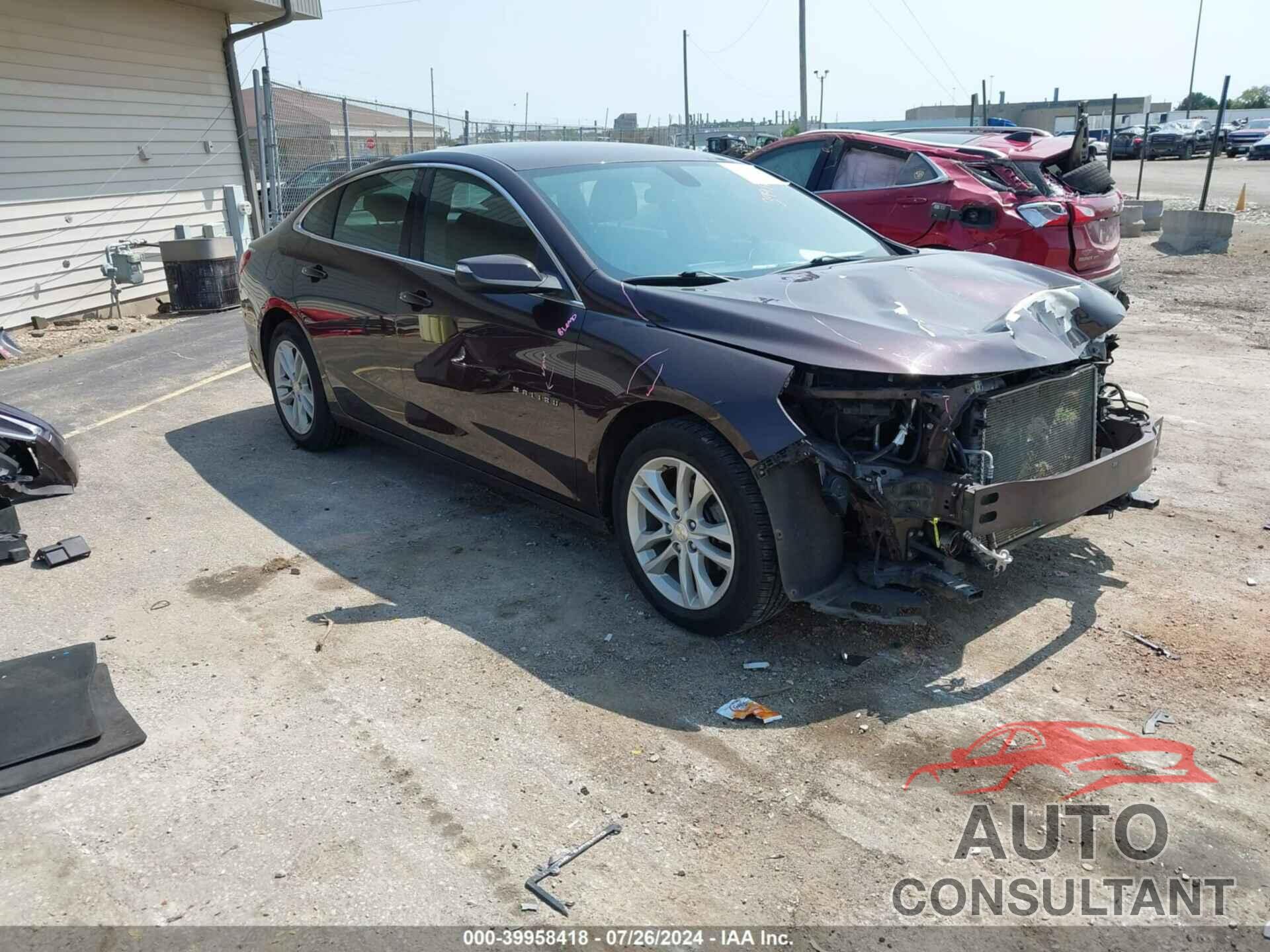 CHEVROLET MALIBU 2016 - 1G1ZE5ST2GF318487