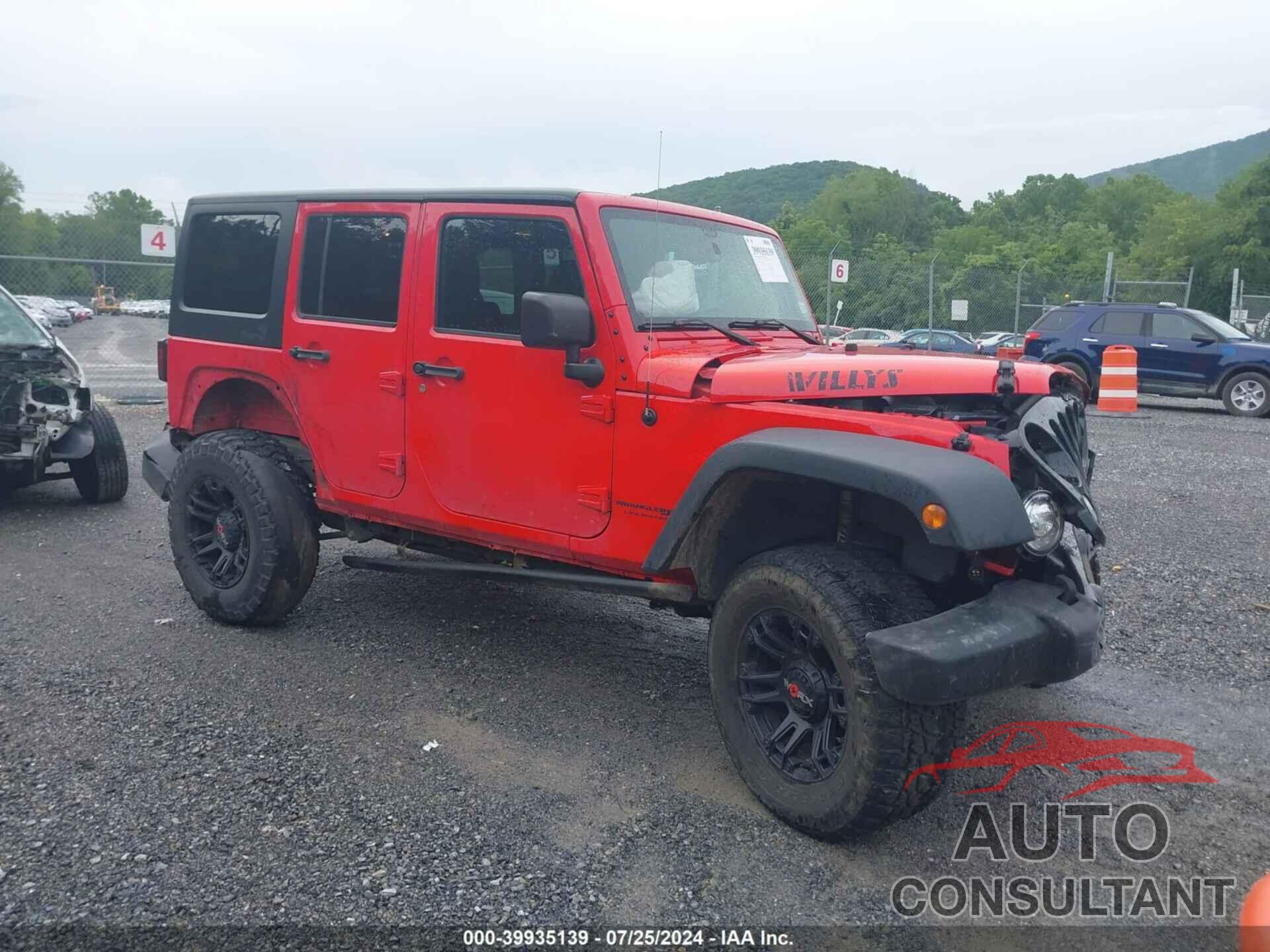 JEEP WRANGLER JK UNLIMITED 2018 - 1C4BJWDG7JL803694