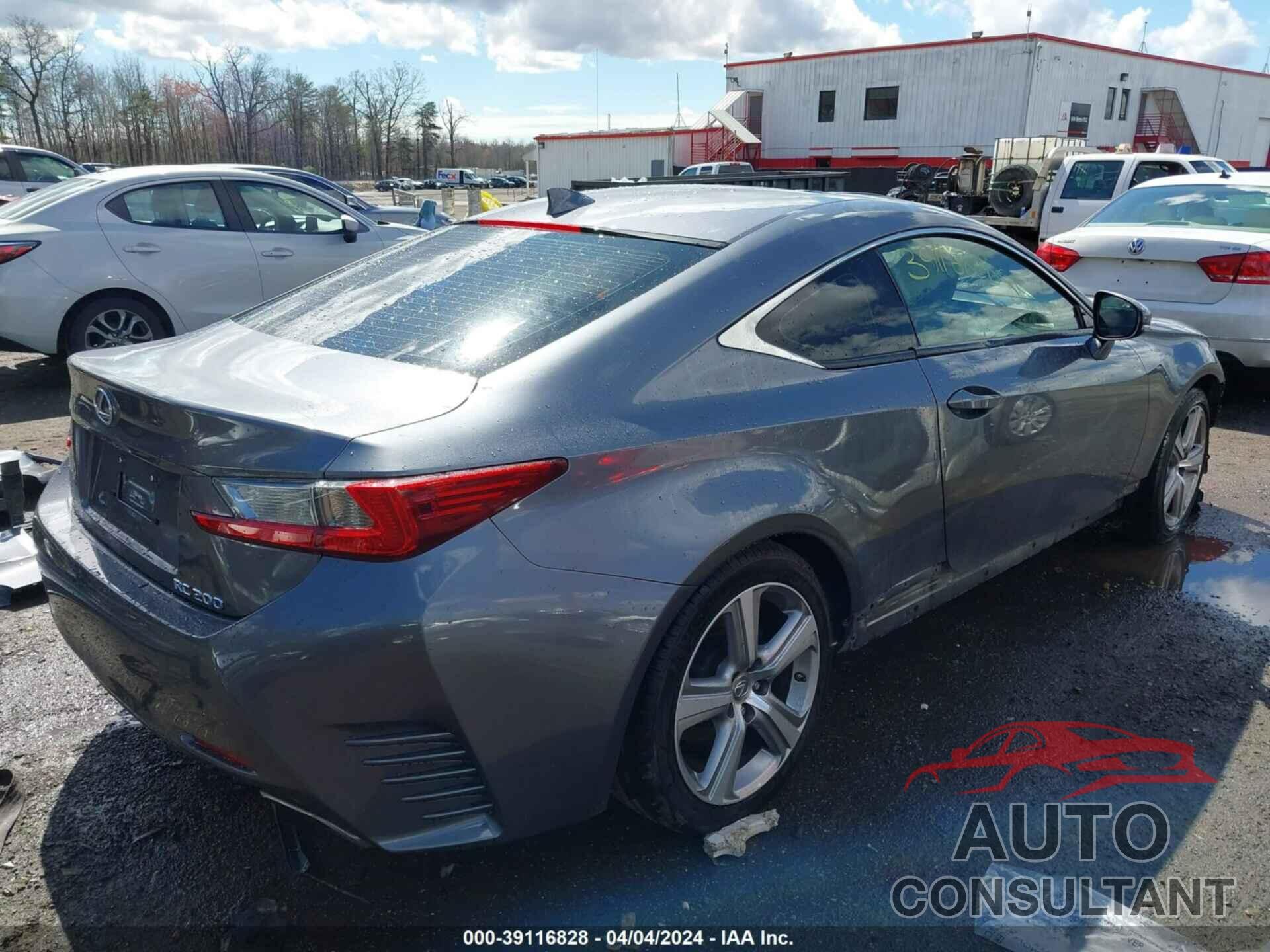 LEXUS RC 200T 2016 - JTHHA5BC2G5001702