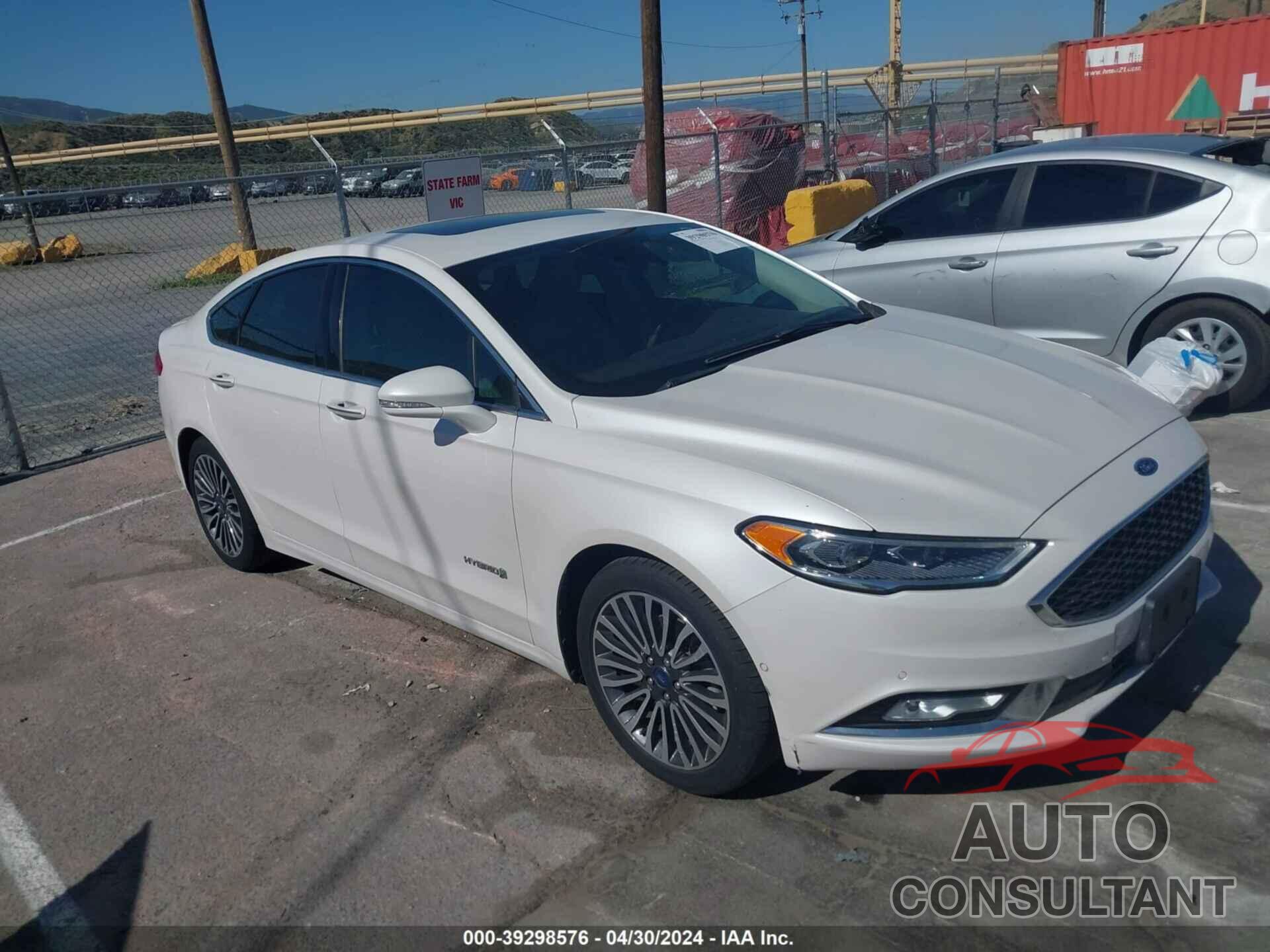 FORD FUSION HYBRID 2017 - 3FA6P0RU9HR264542