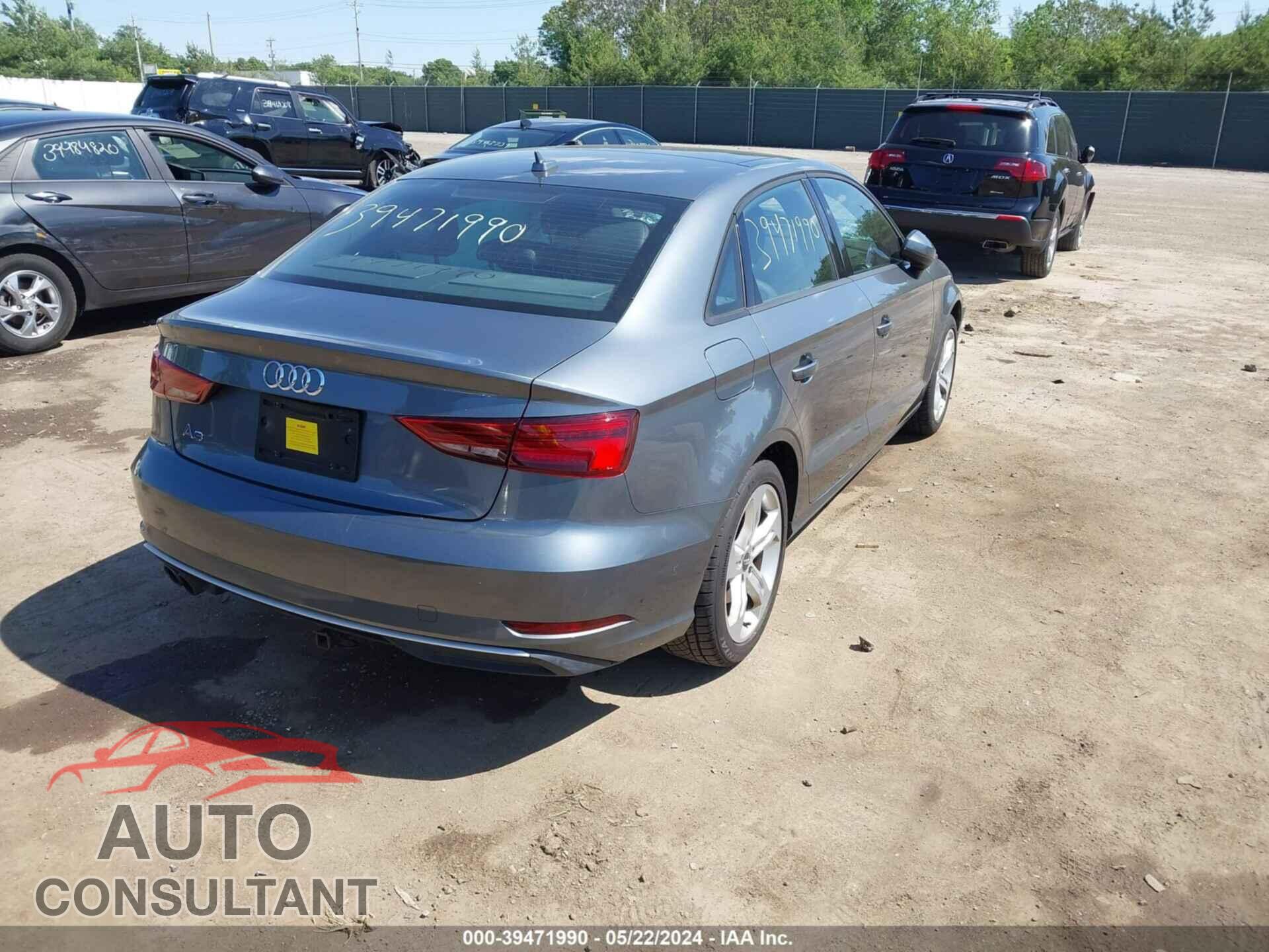 AUDI A3 2017 - WAUAUGFF1H1027076