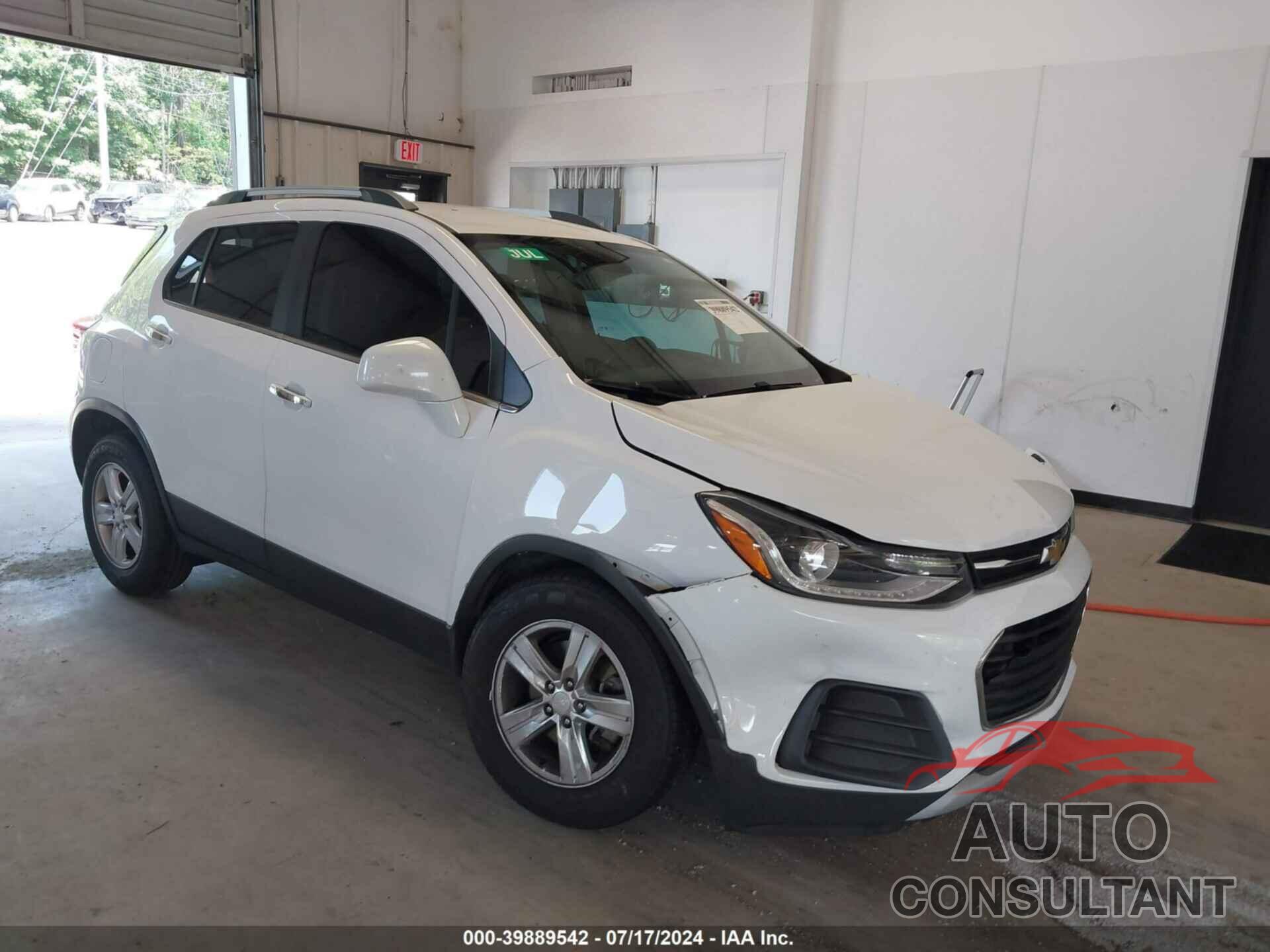 CHEVROLET TRAX 2019 - 3GNCJLSB6KL291434