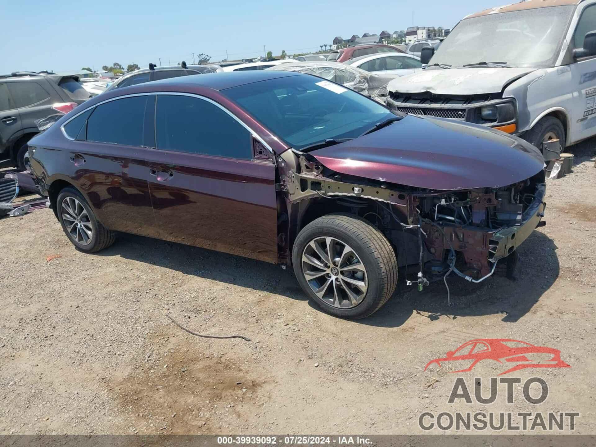 TOYOTA AVALON 2018 - 4T1BK1EB3JU278237