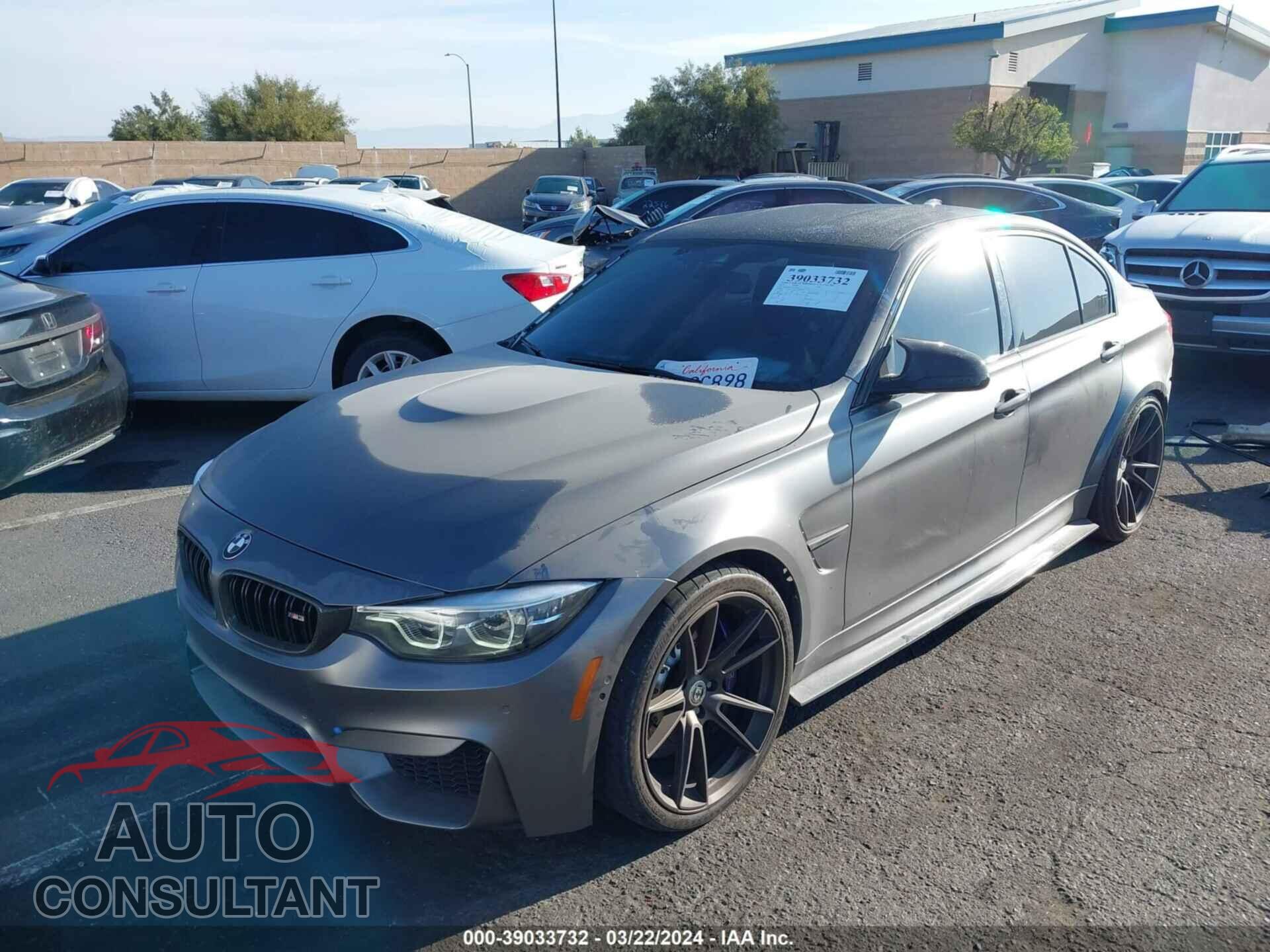 BMW M3 2018 - WBS8M9C52J5L00235