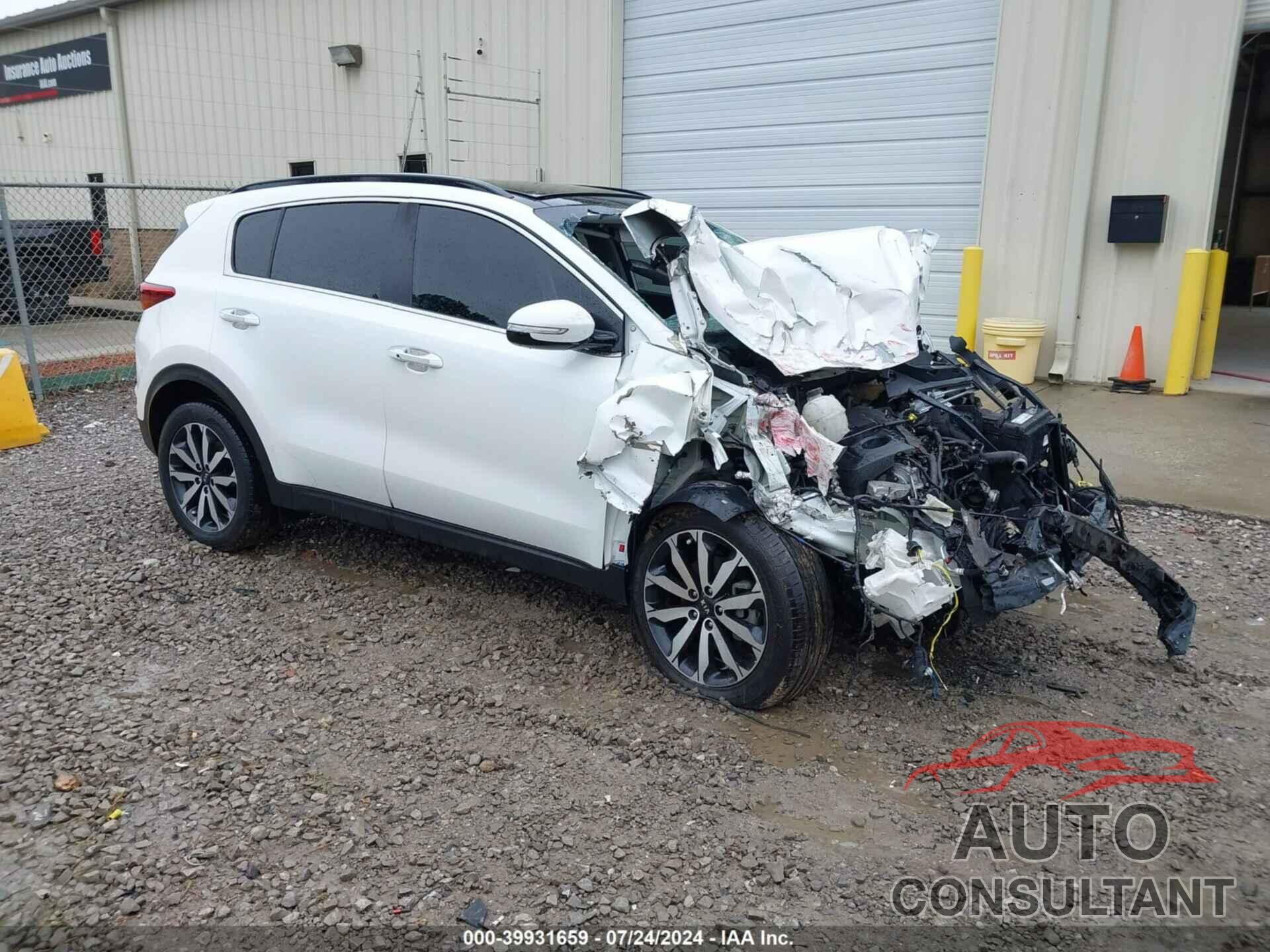 KIA SPORTAGE 2018 - KNDPNCAC3J7484832