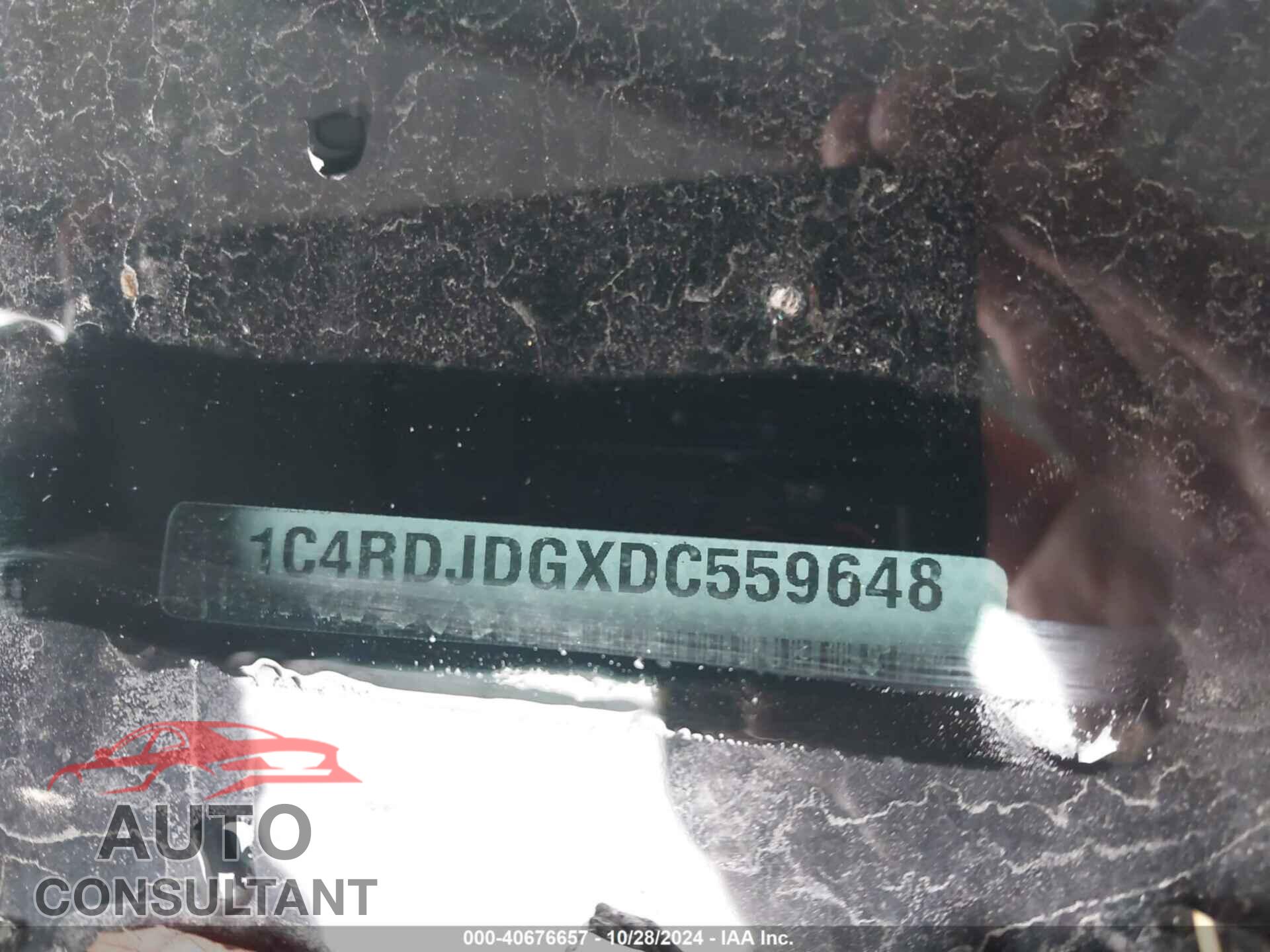 DODGE DURANGO 2013 - 1C4RDJDGXDC559648