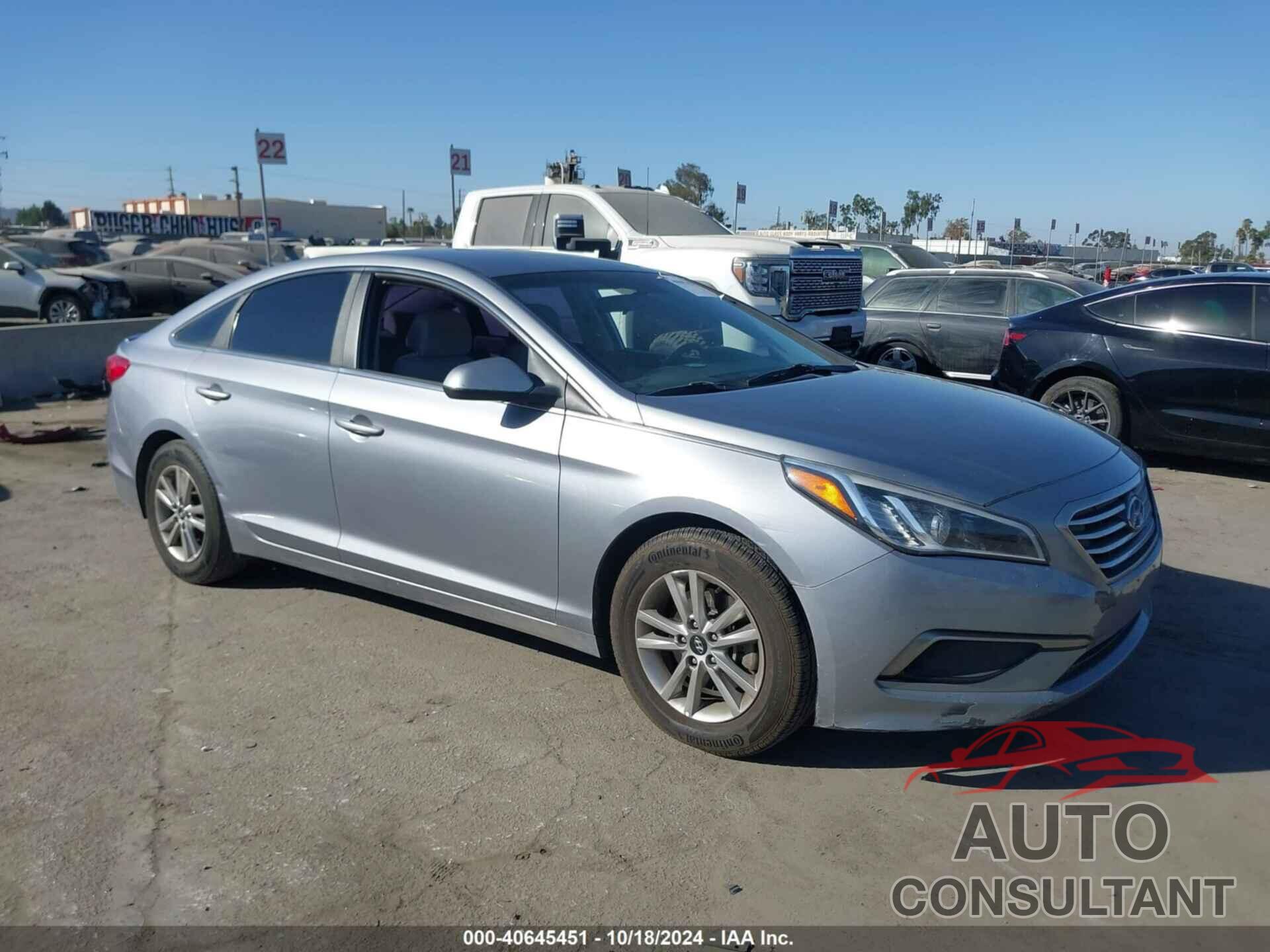 HYUNDAI SONATA 2016 - 5NPE24AF2GH362998