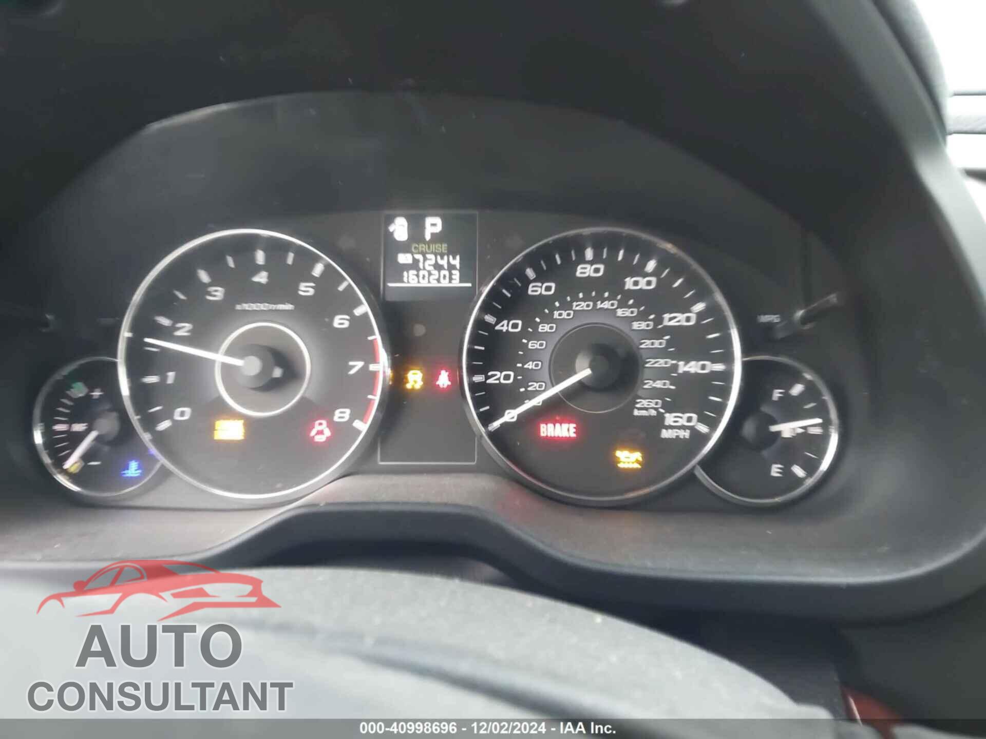SUBARU OUTBACK 2011 - 4S4BRELC7B2362864